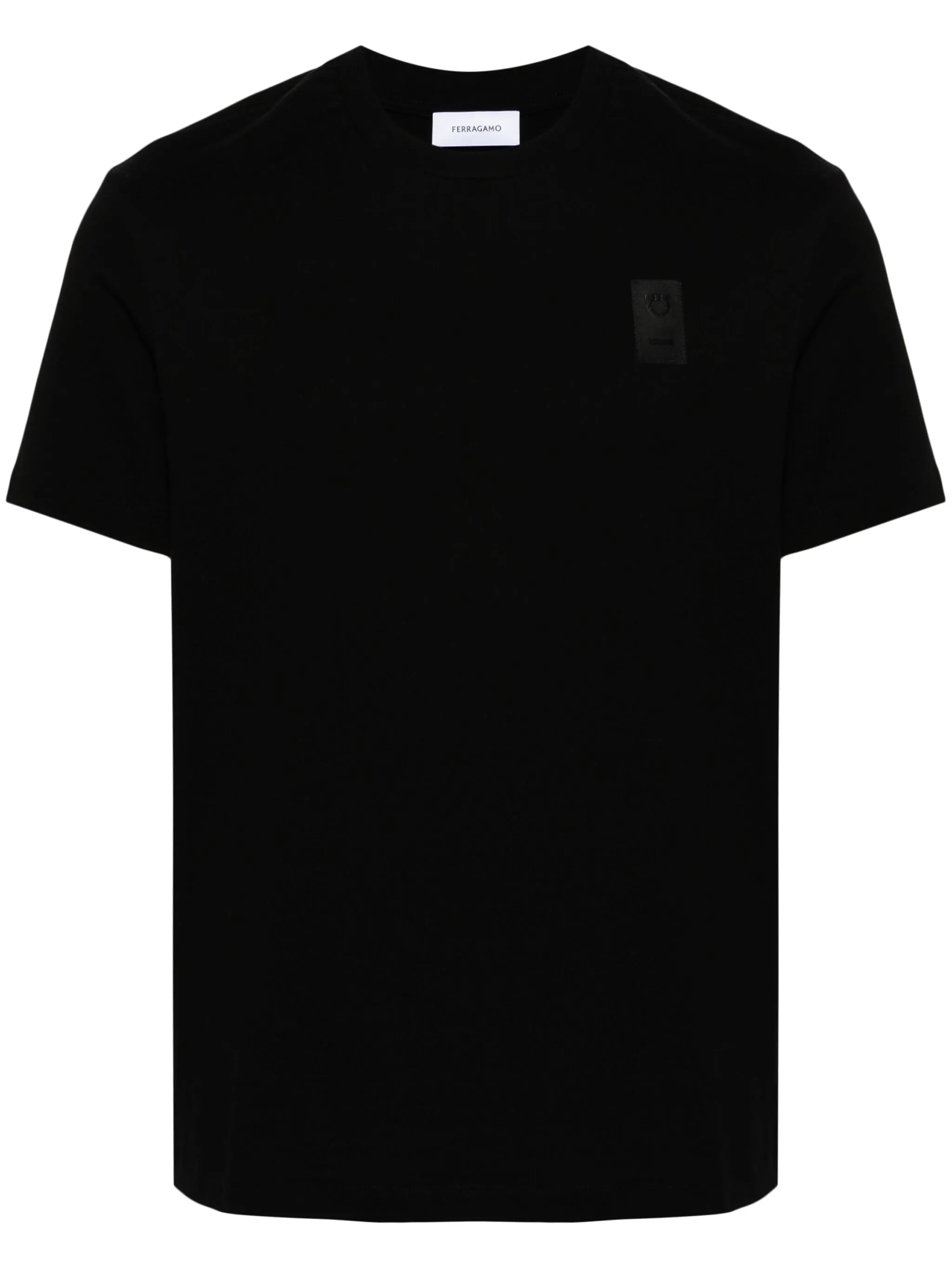 logo-patch cotton T-shirt
