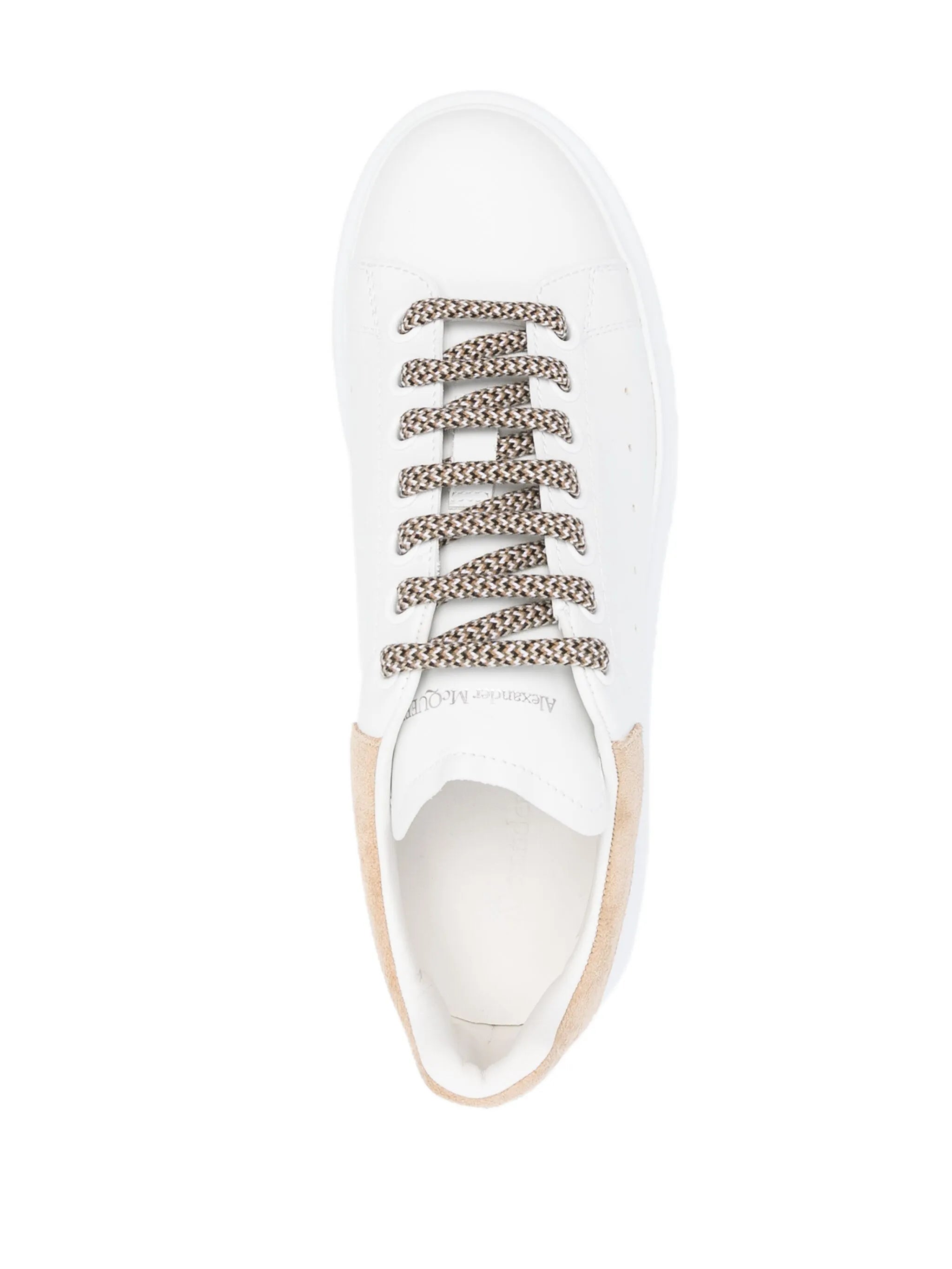 Oversized leather sneakers