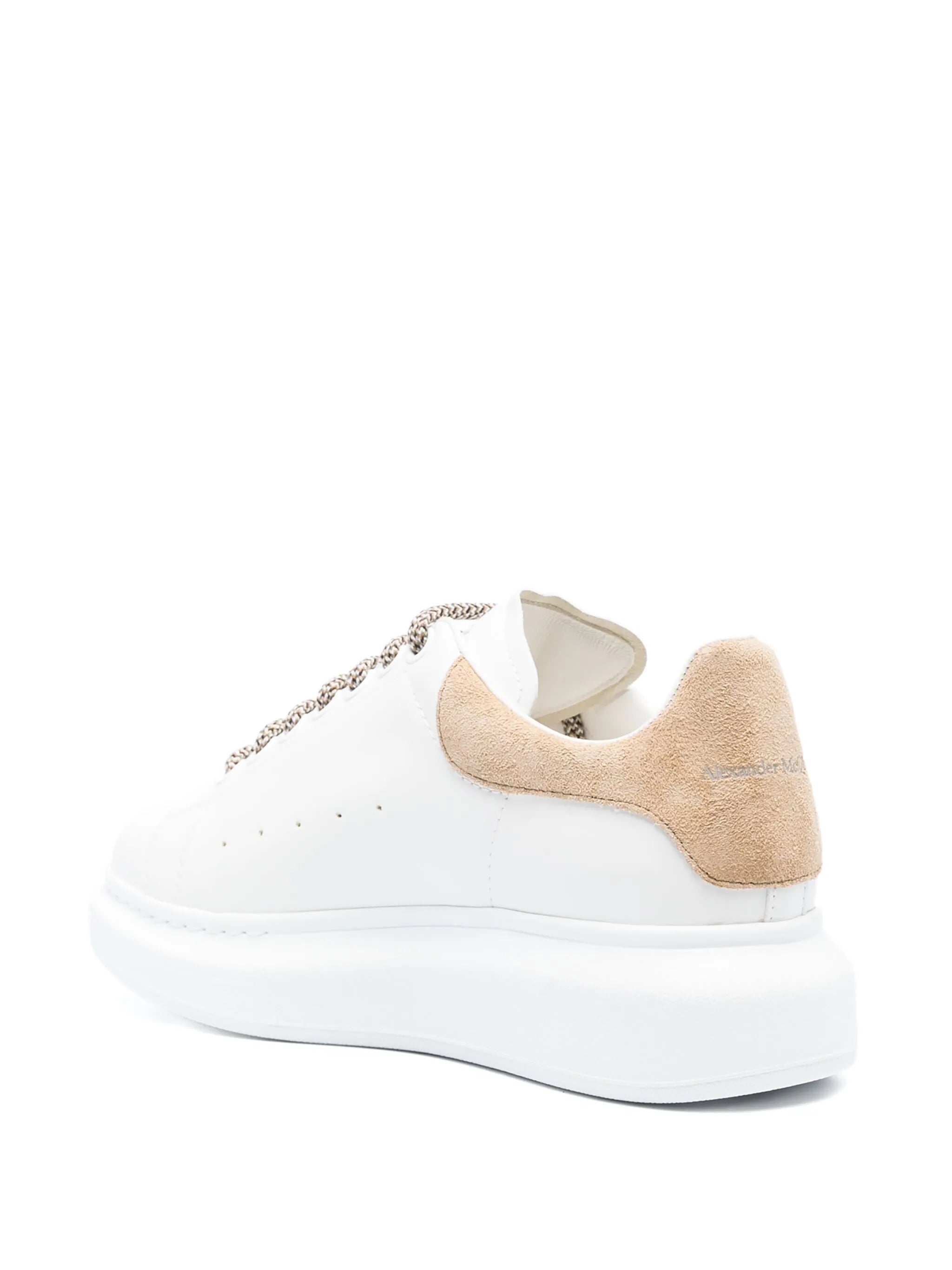 Oversized leather sneakers