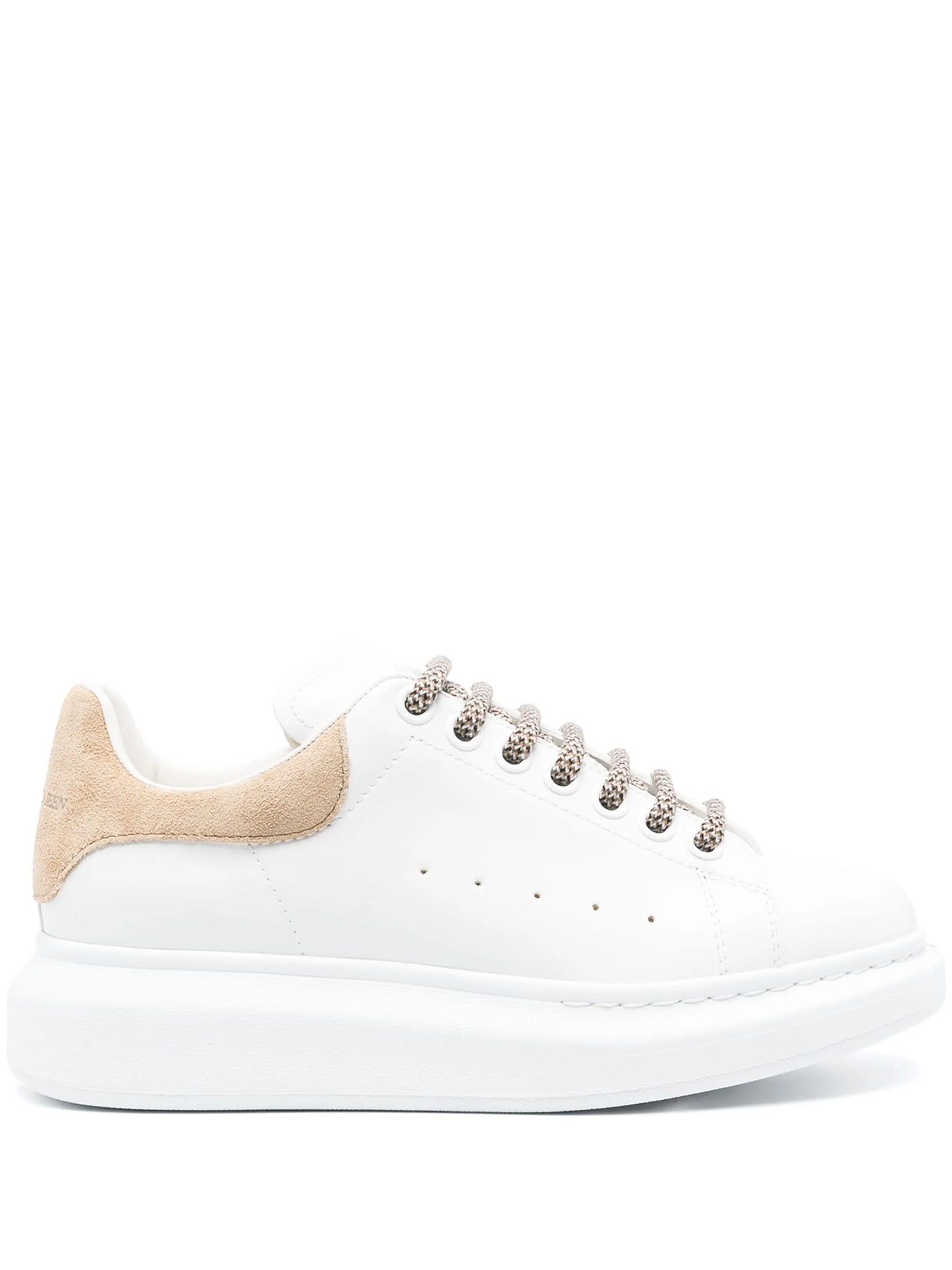 Oversized leather sneakers
