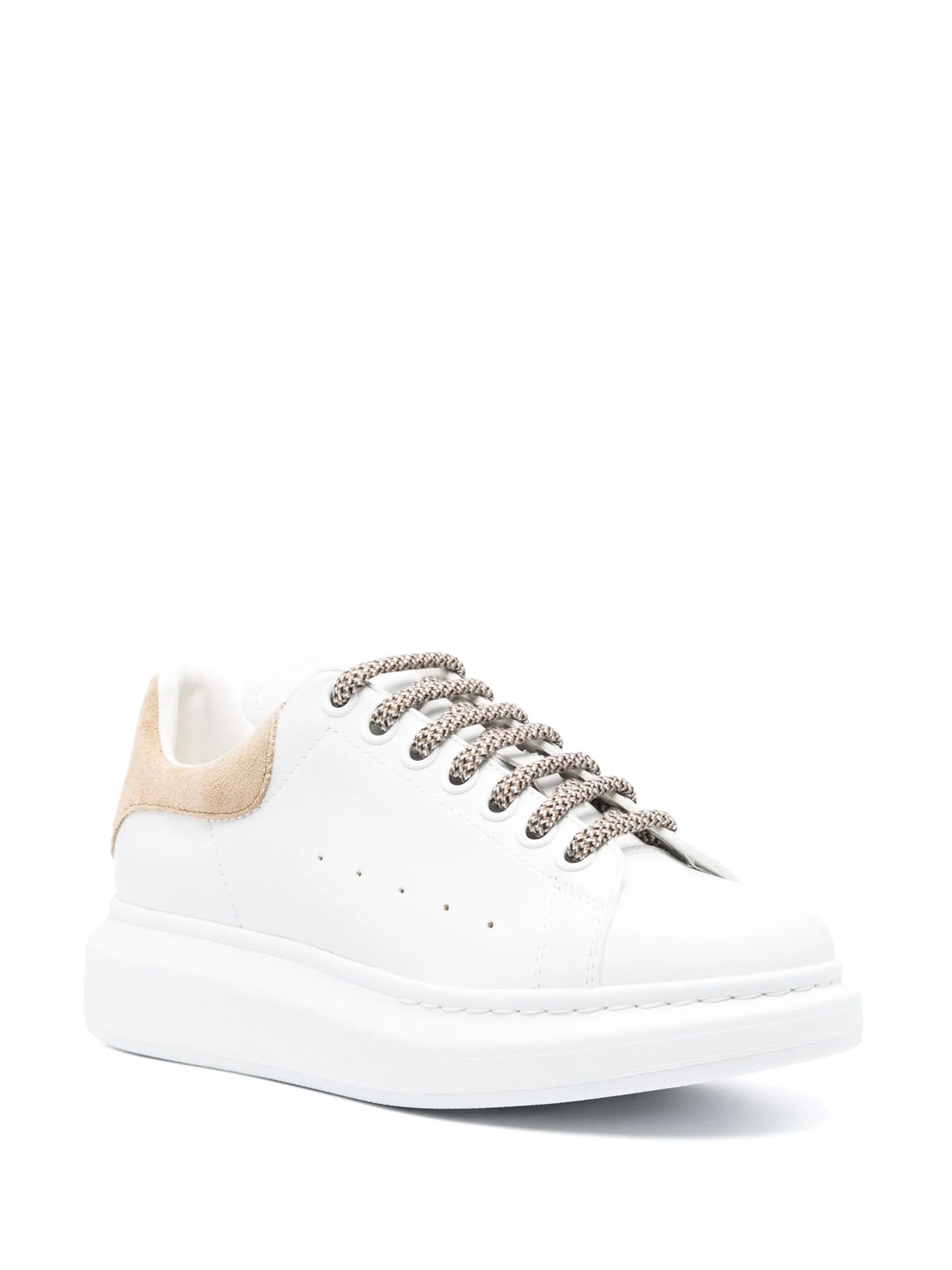 Oversized leather sneakers