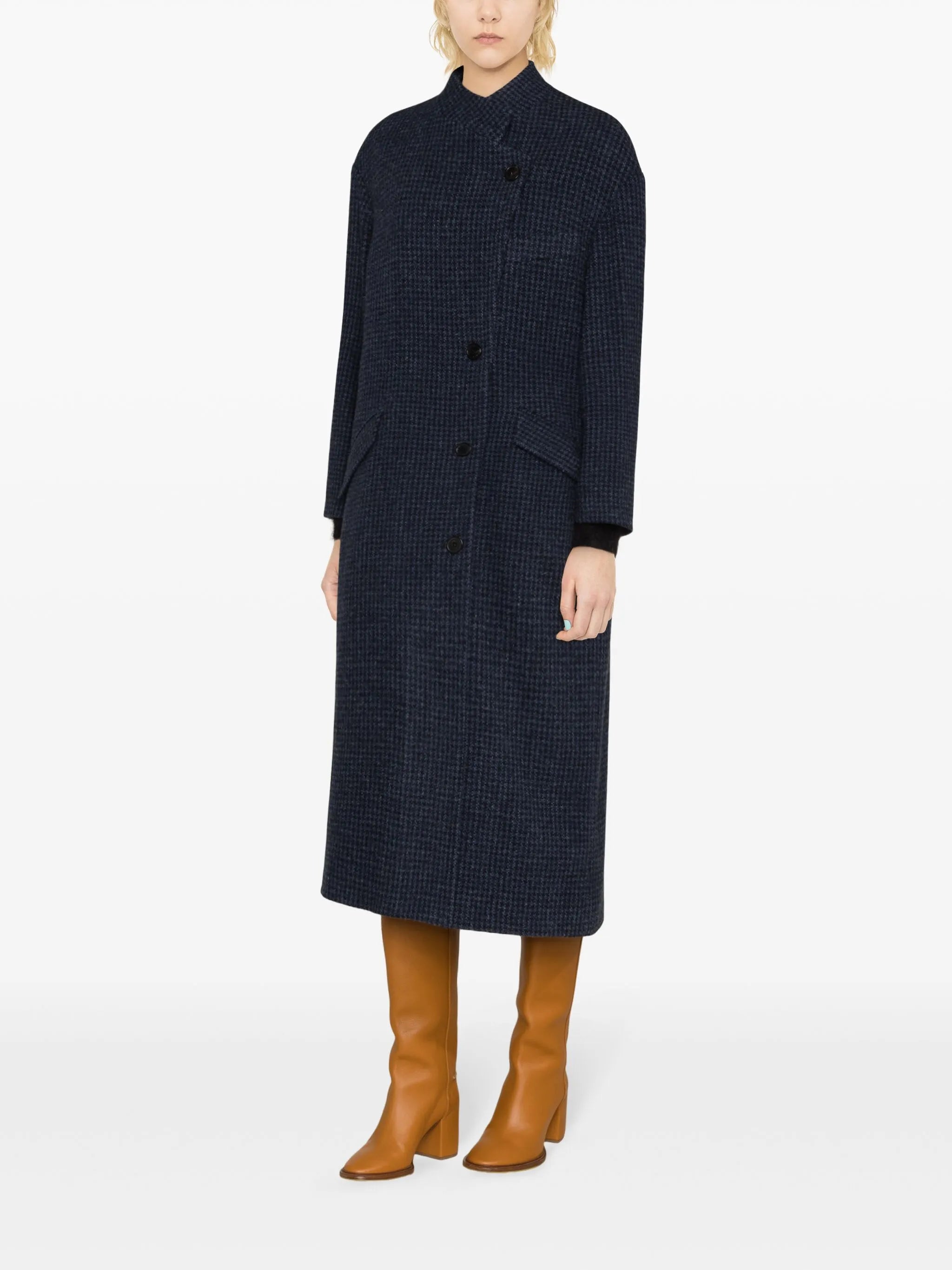 Sabine houndstooth coat