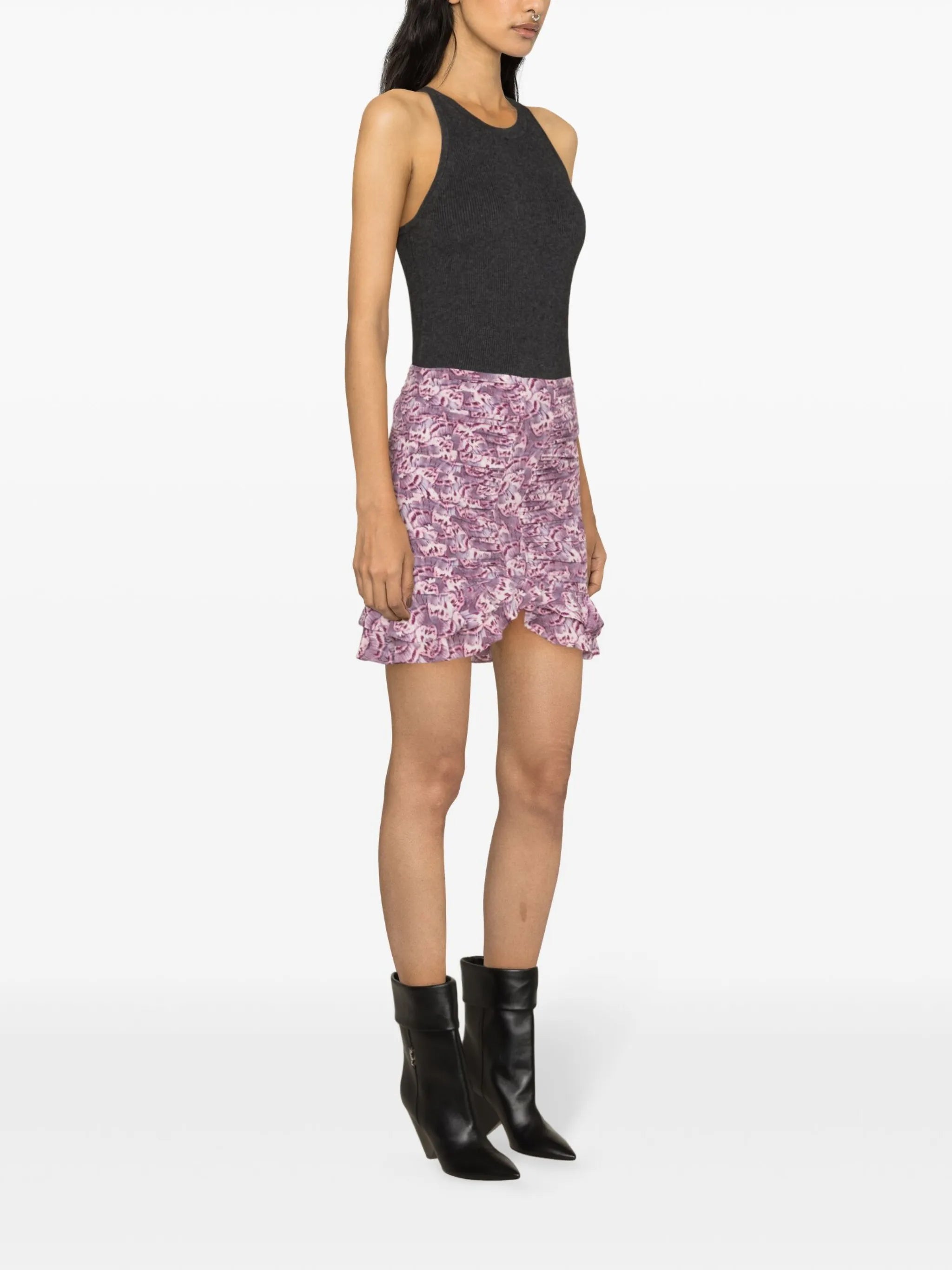 Milendi ruched miniskirt