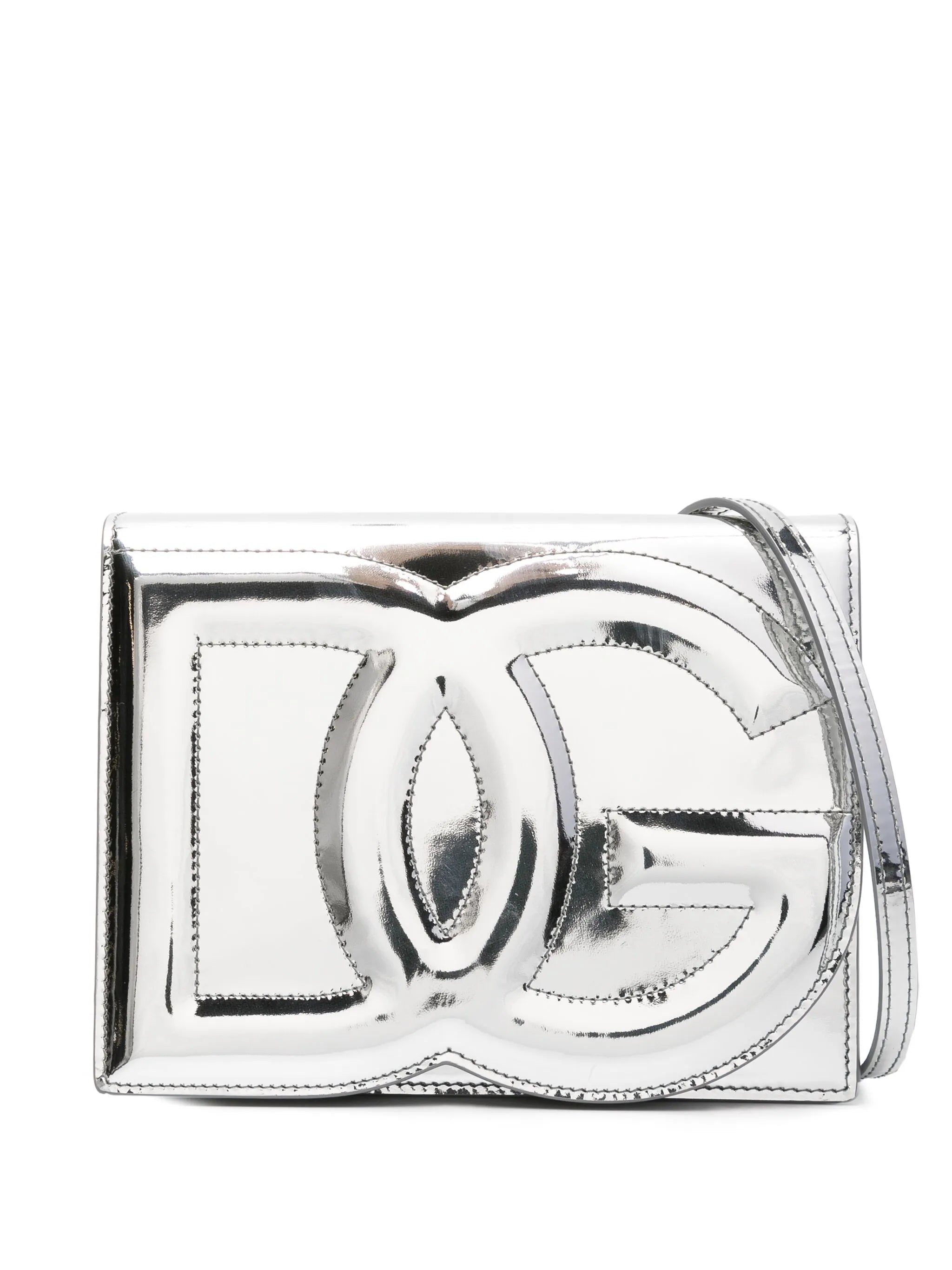DG Logo leather crossbody bag