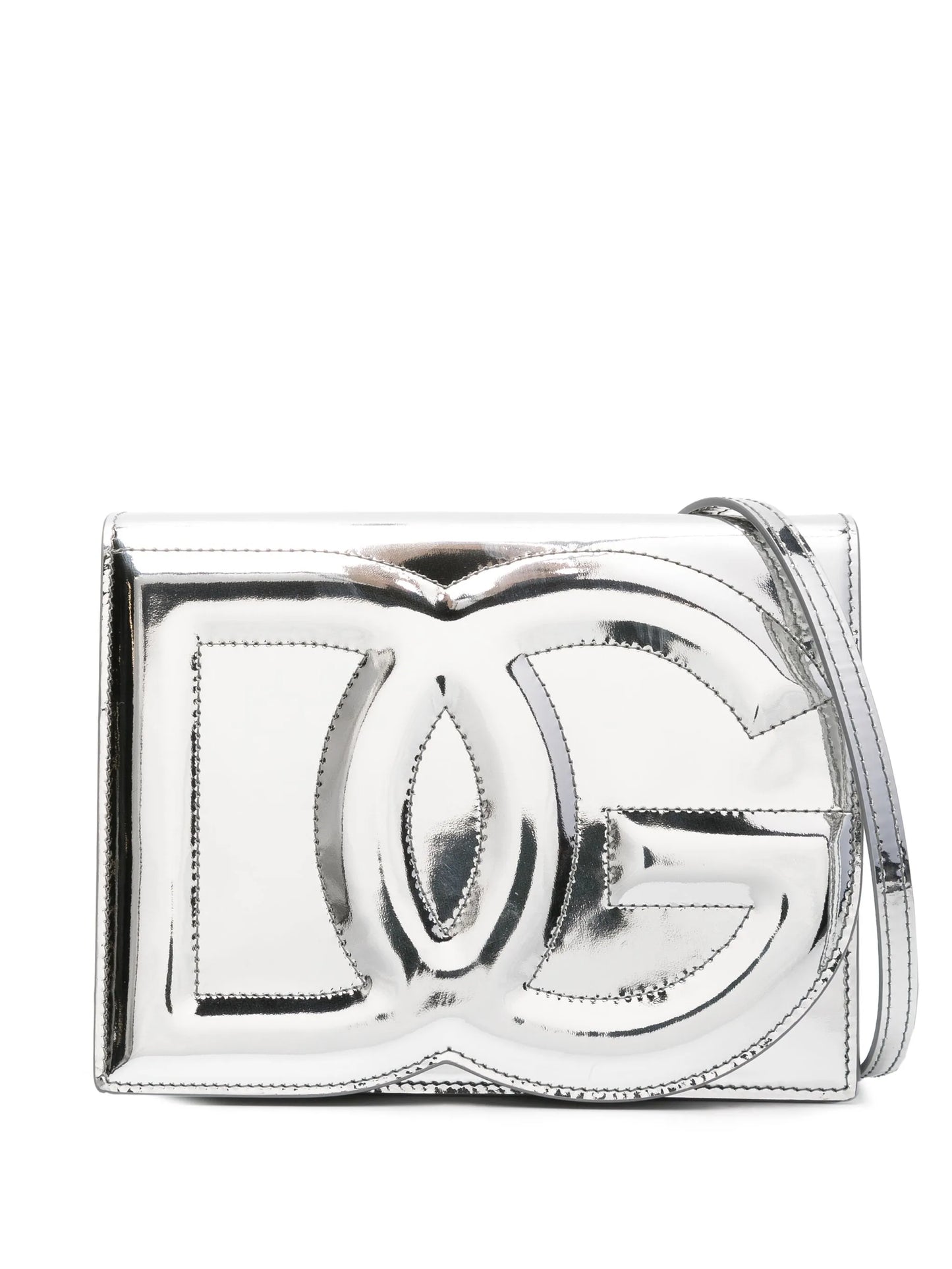 DG Logo leather crossbody bag
