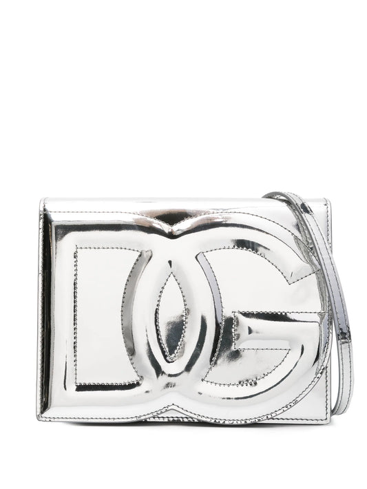DG Logo leather crossbody bag