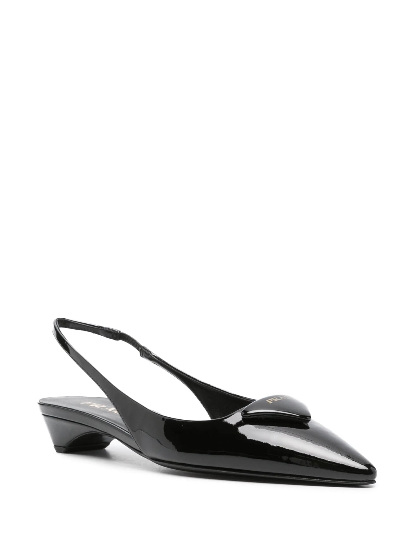 patent-leather slingback pumps