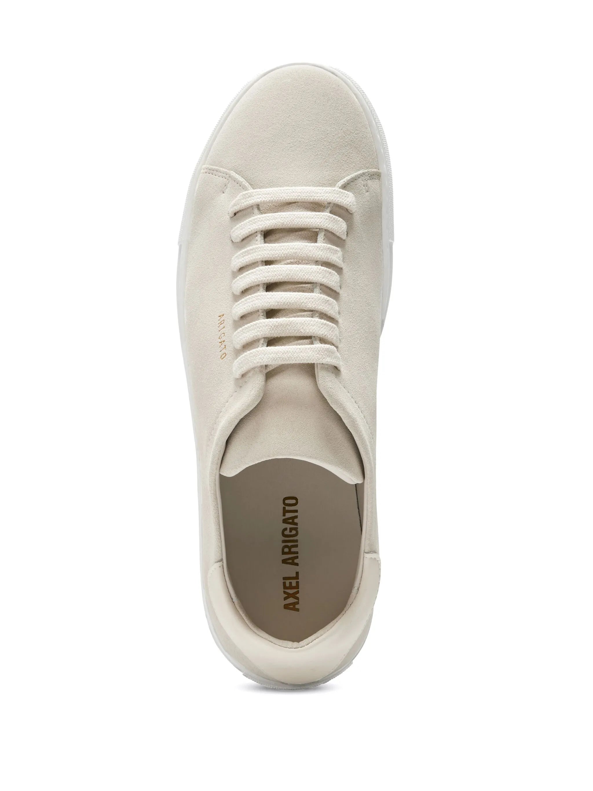 logo-print suede sneakers