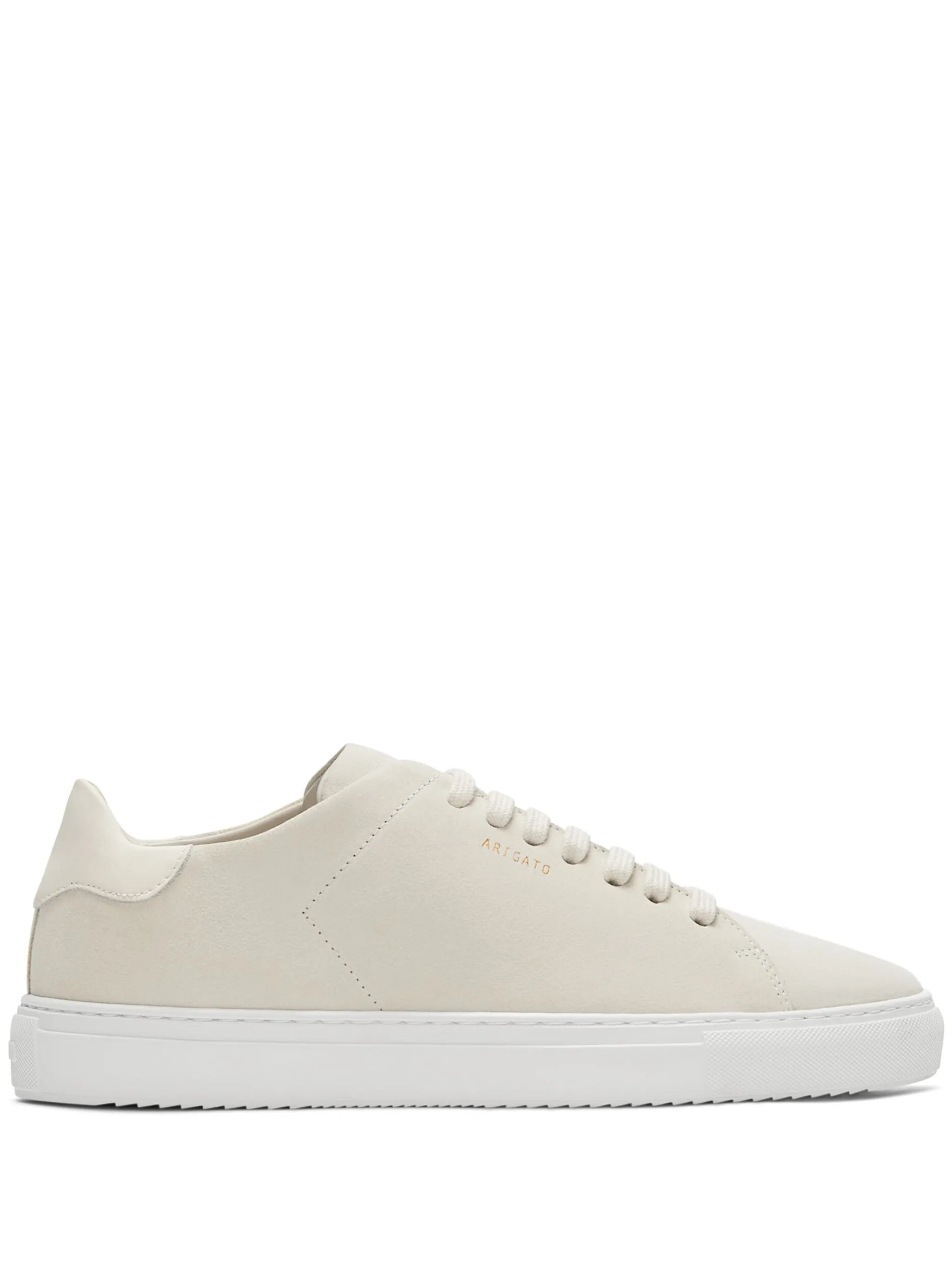 logo-print suede sneakers