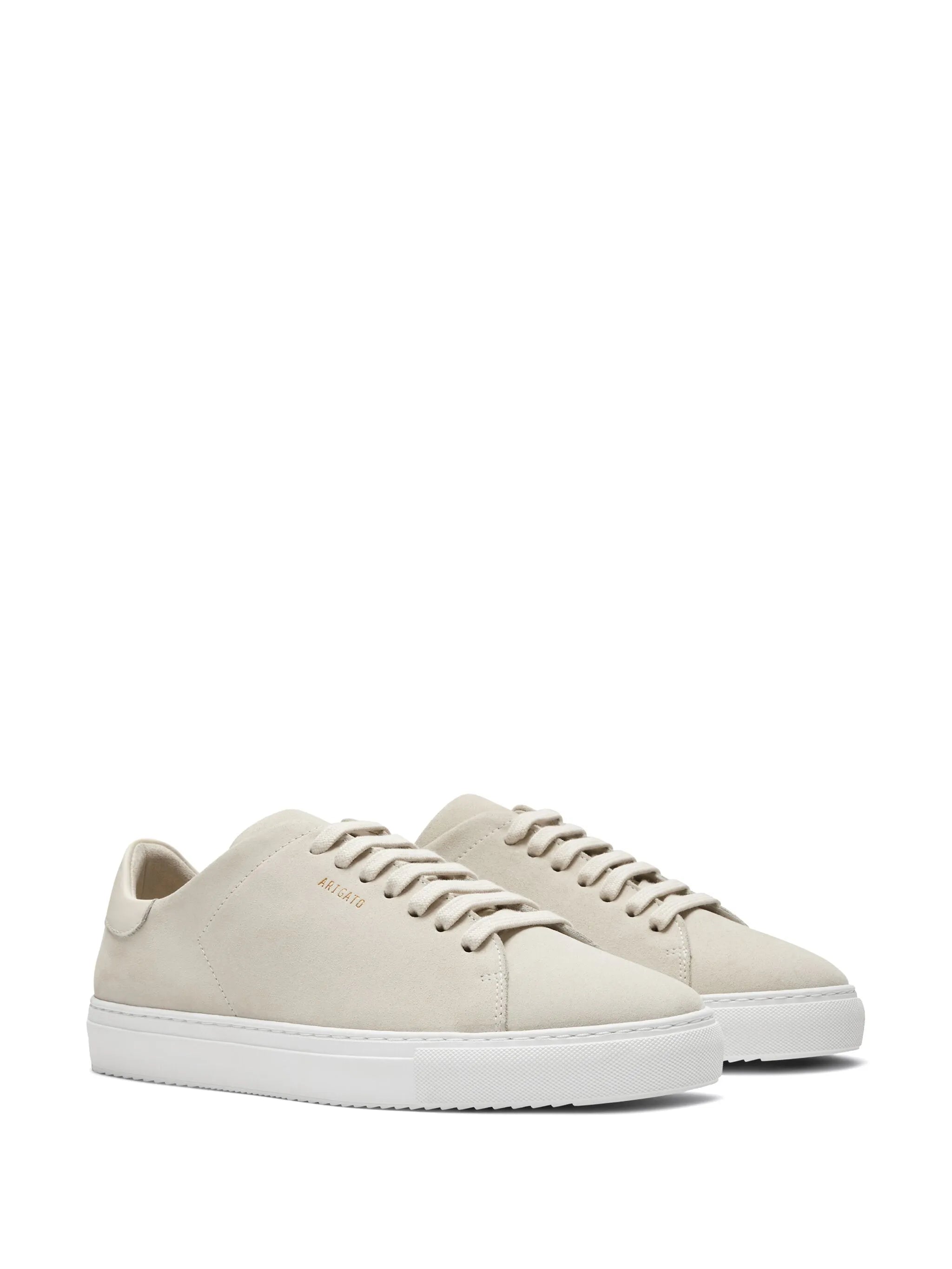 logo-print suede sneakers