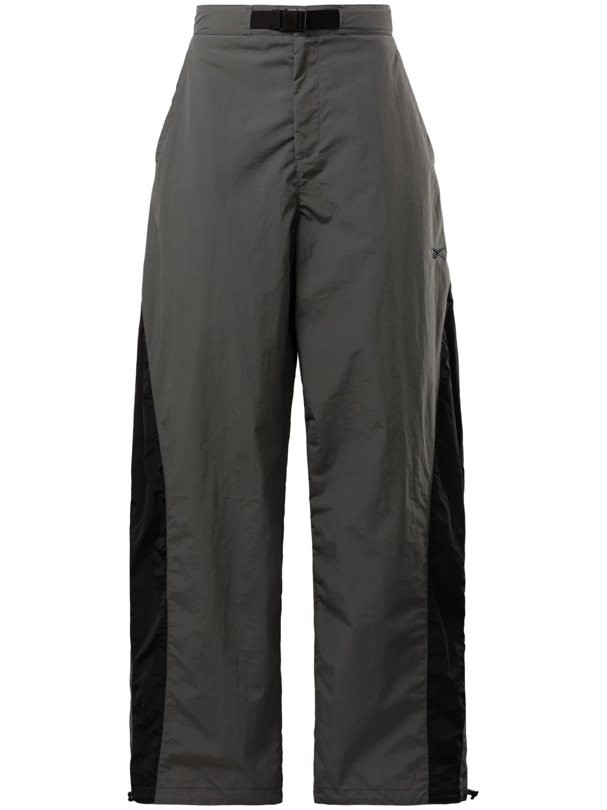 side-stripe wide-leg trousers