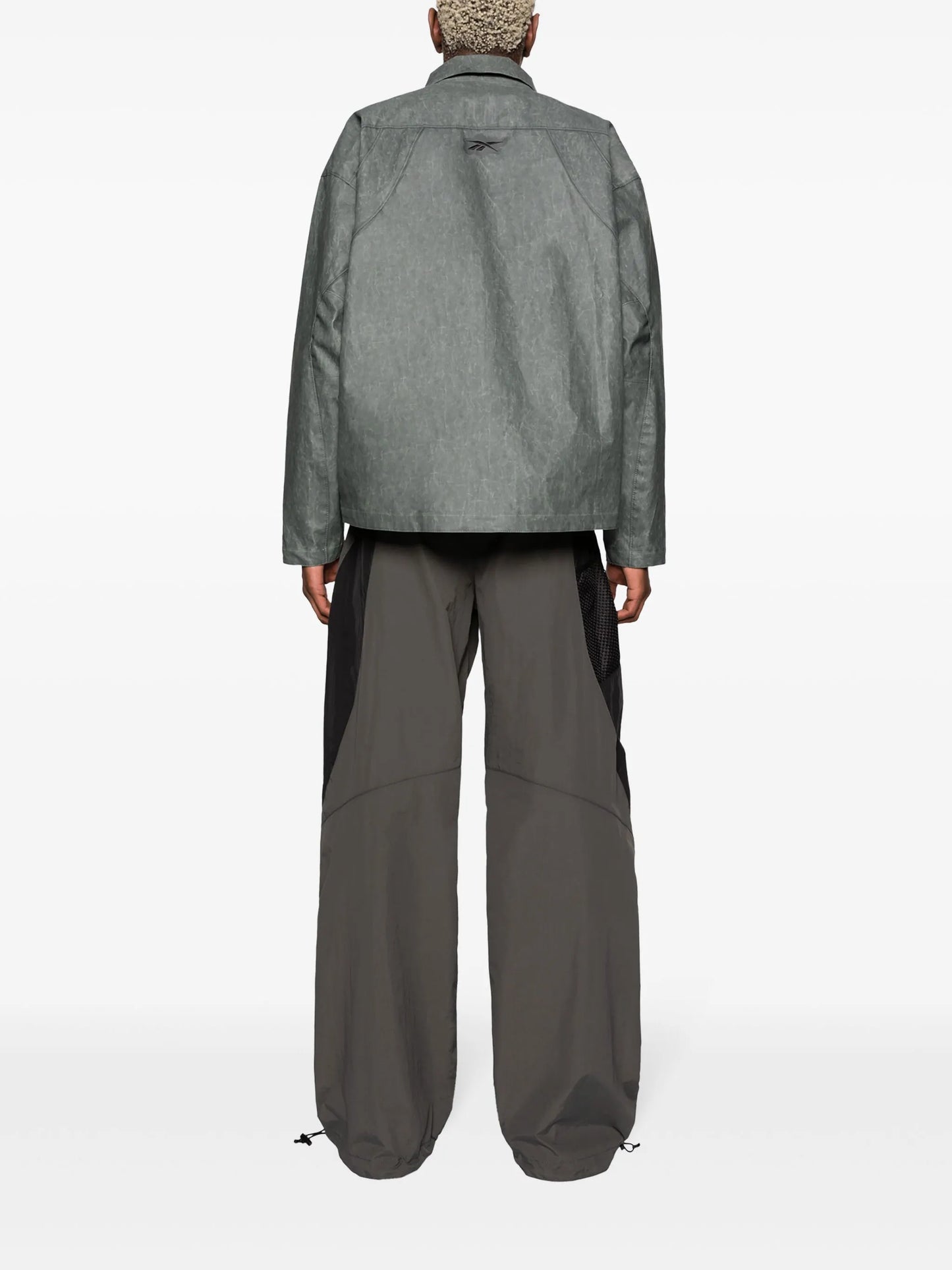 side-stripe wide-leg trousers