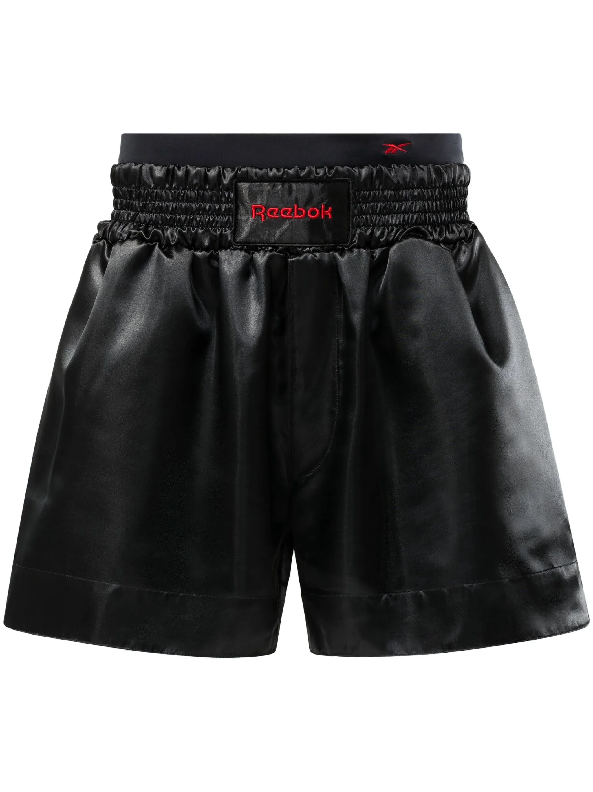 logo-embroidered wide-leg shorts