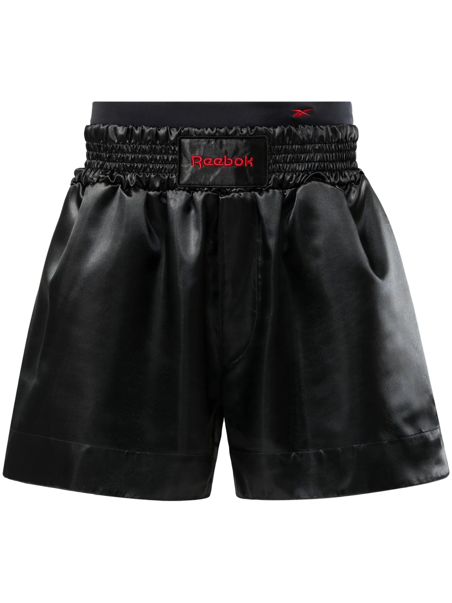 logo-embroidered wide-leg shorts
