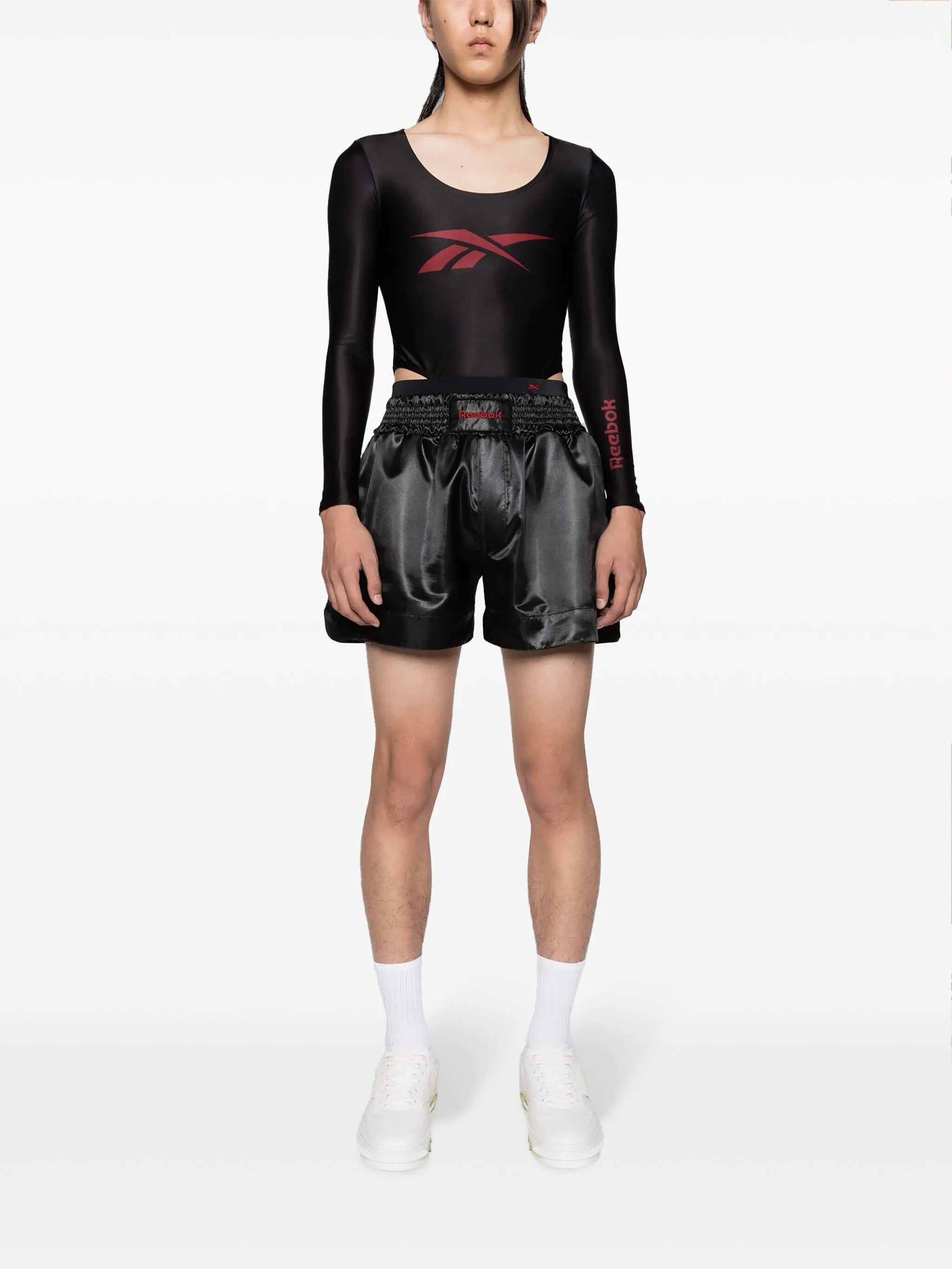 Vector scoop-neck bodysuit