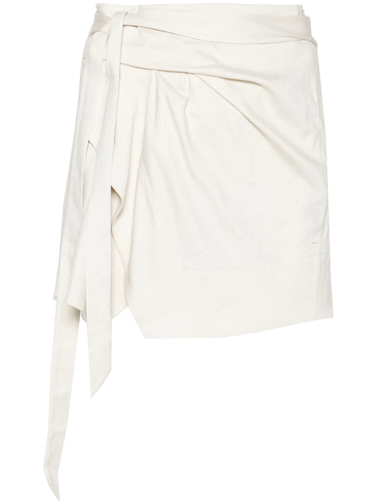 Berenice wrap cotton skirt