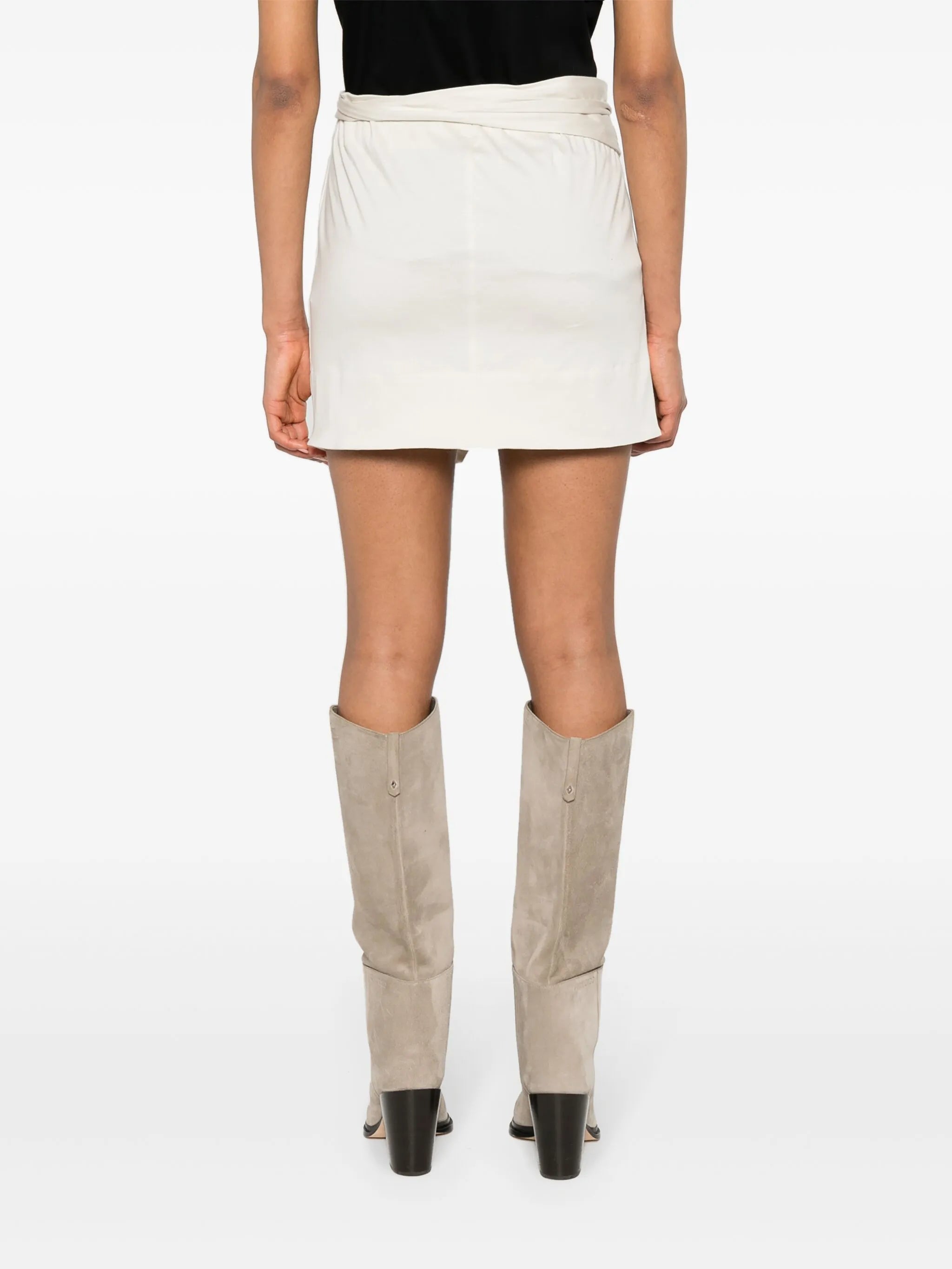 Berenice wrap cotton skirt