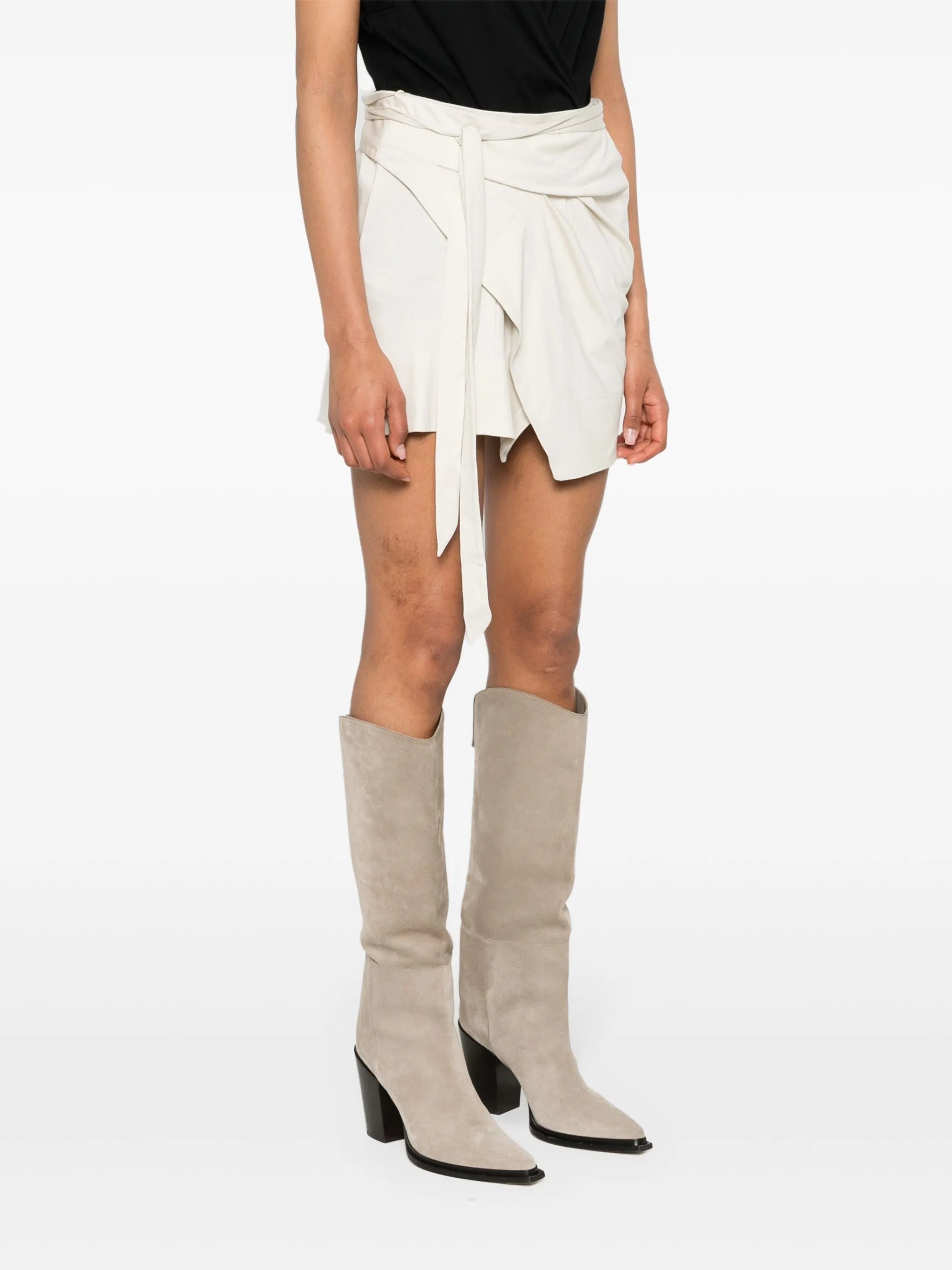 Berenice wrap cotton skirt