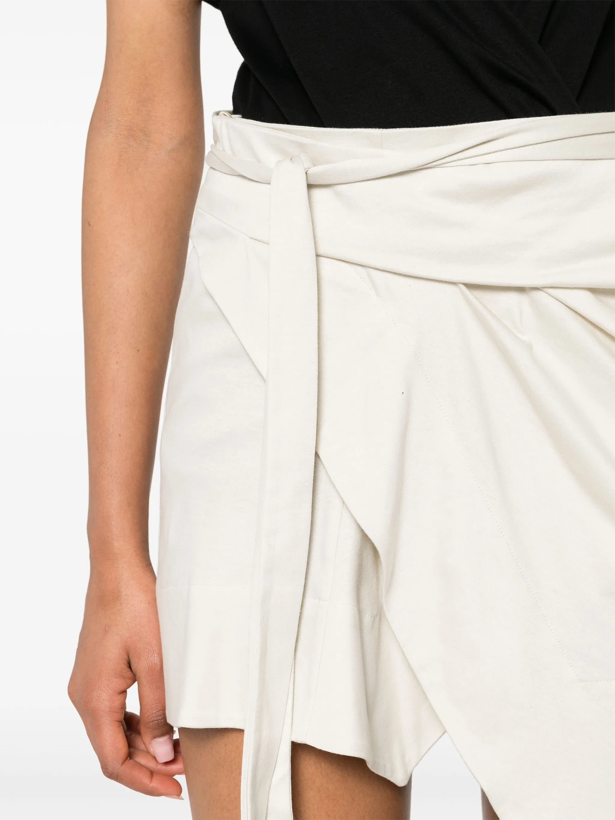 Berenice wrap cotton skirt