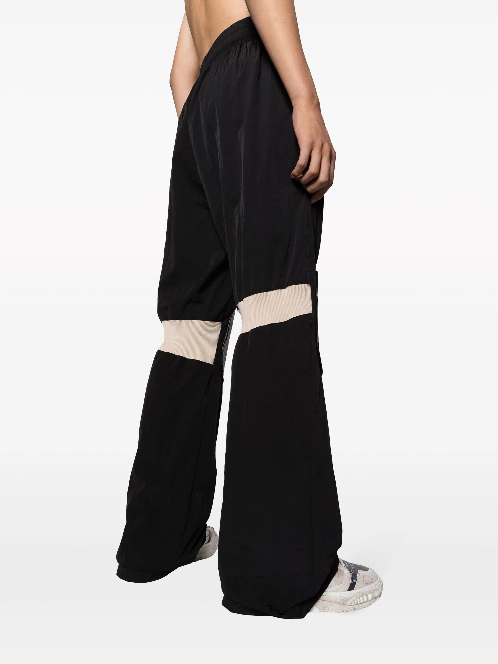 kneepads elasticated-waist track pants