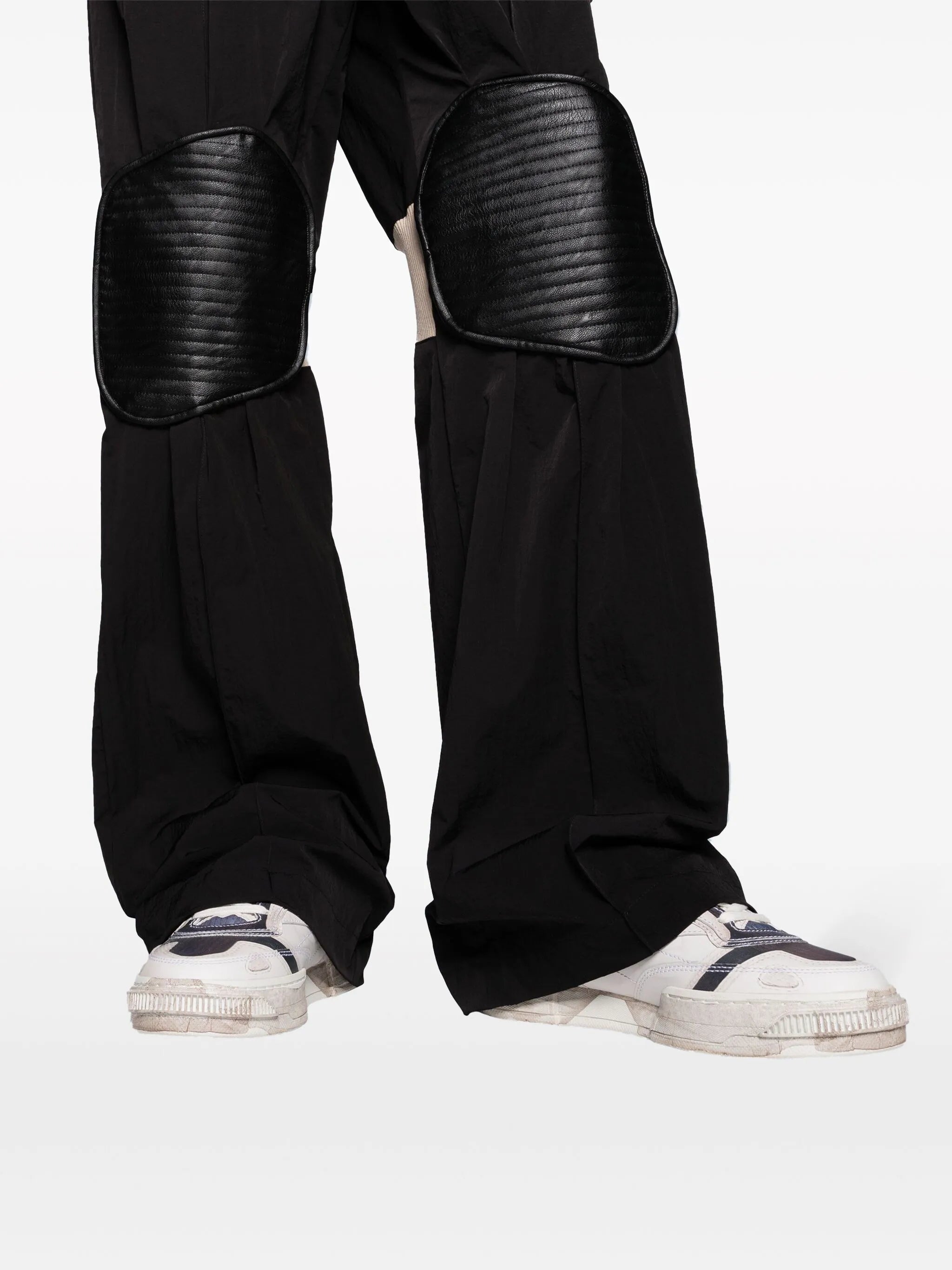 kneepads elasticated-waist track pants