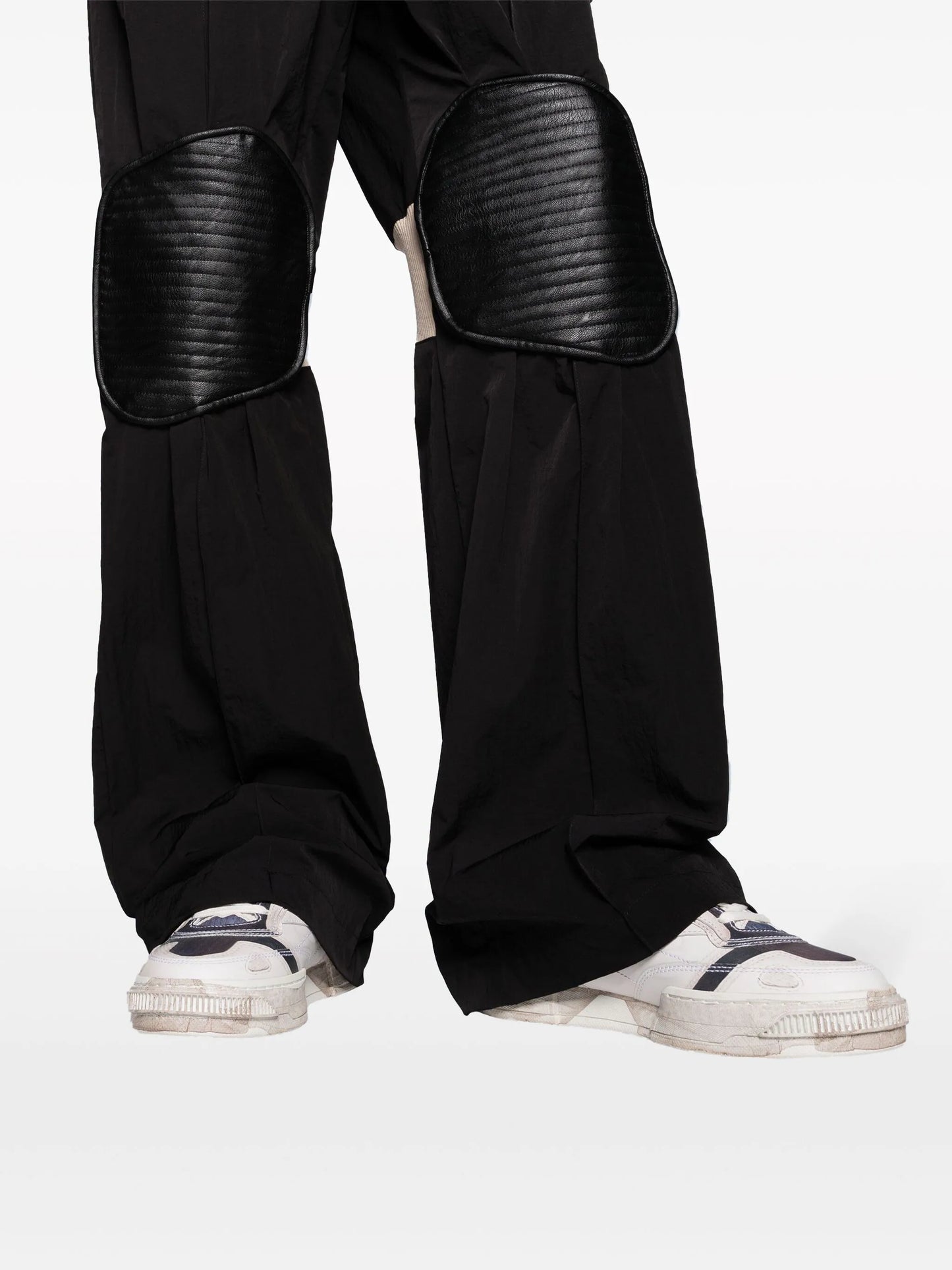 kneepads elasticated-waist track pants
