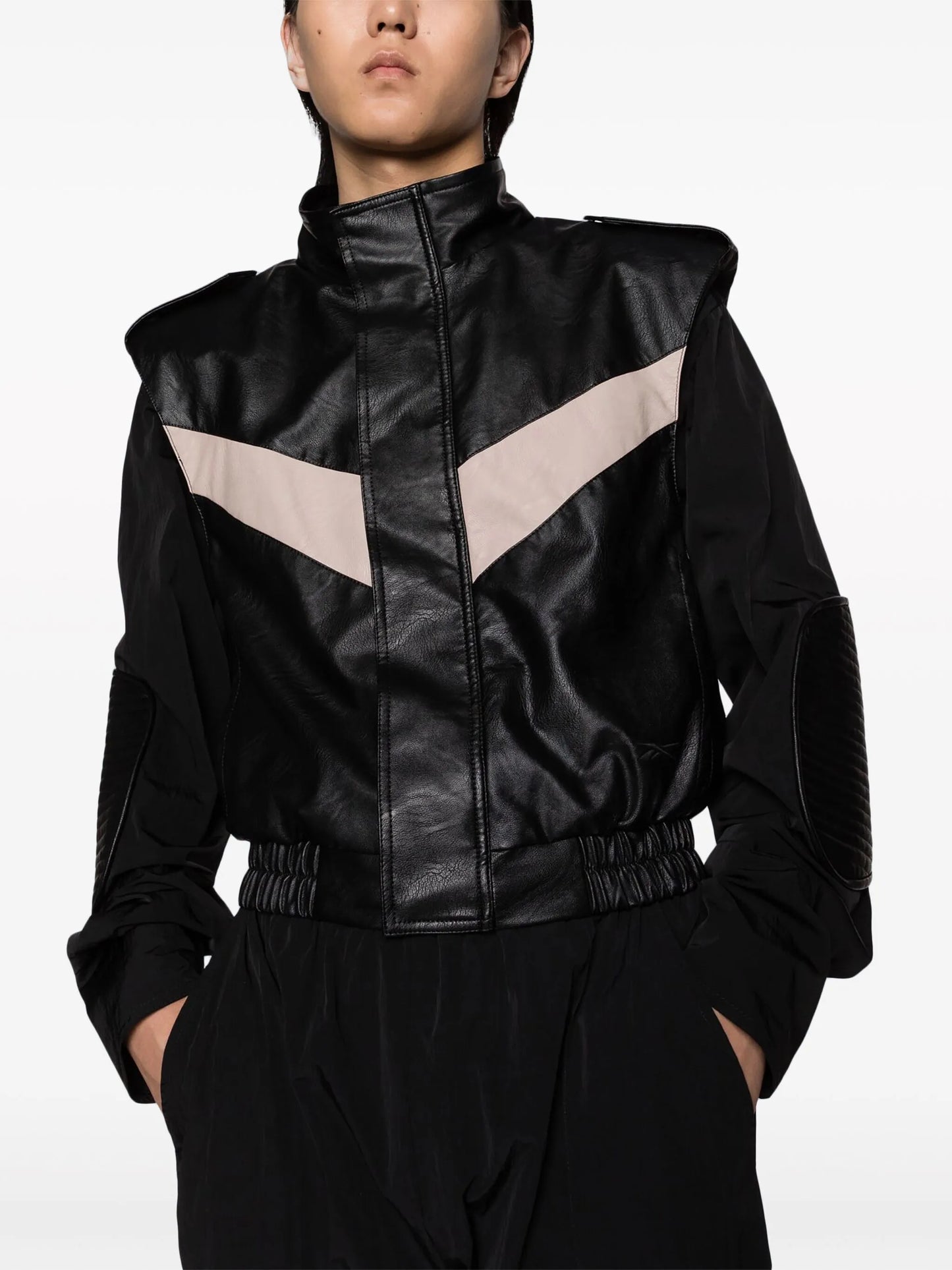 Vector panelled biker jacket