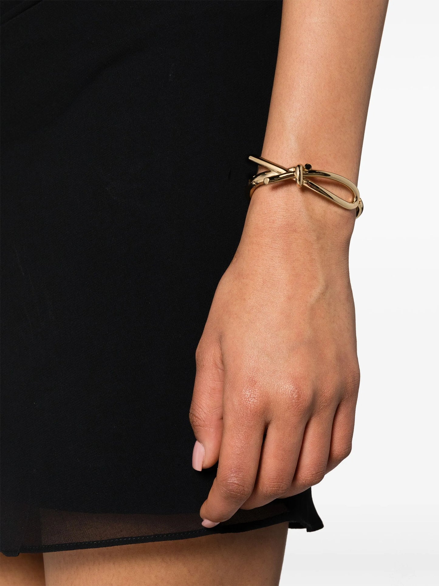 asymmetric bow-detail bracelet