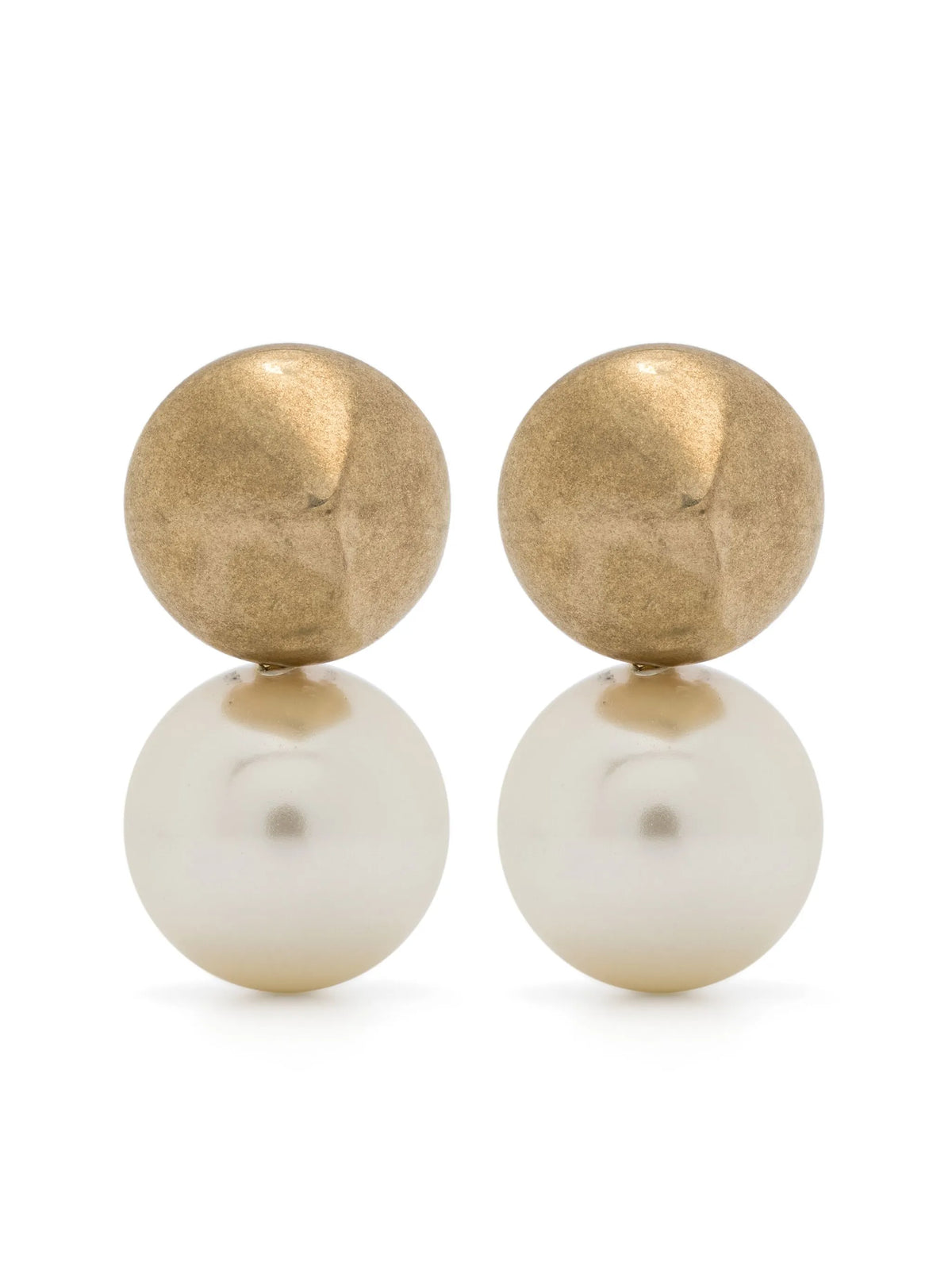 bead-embellished drop earrings