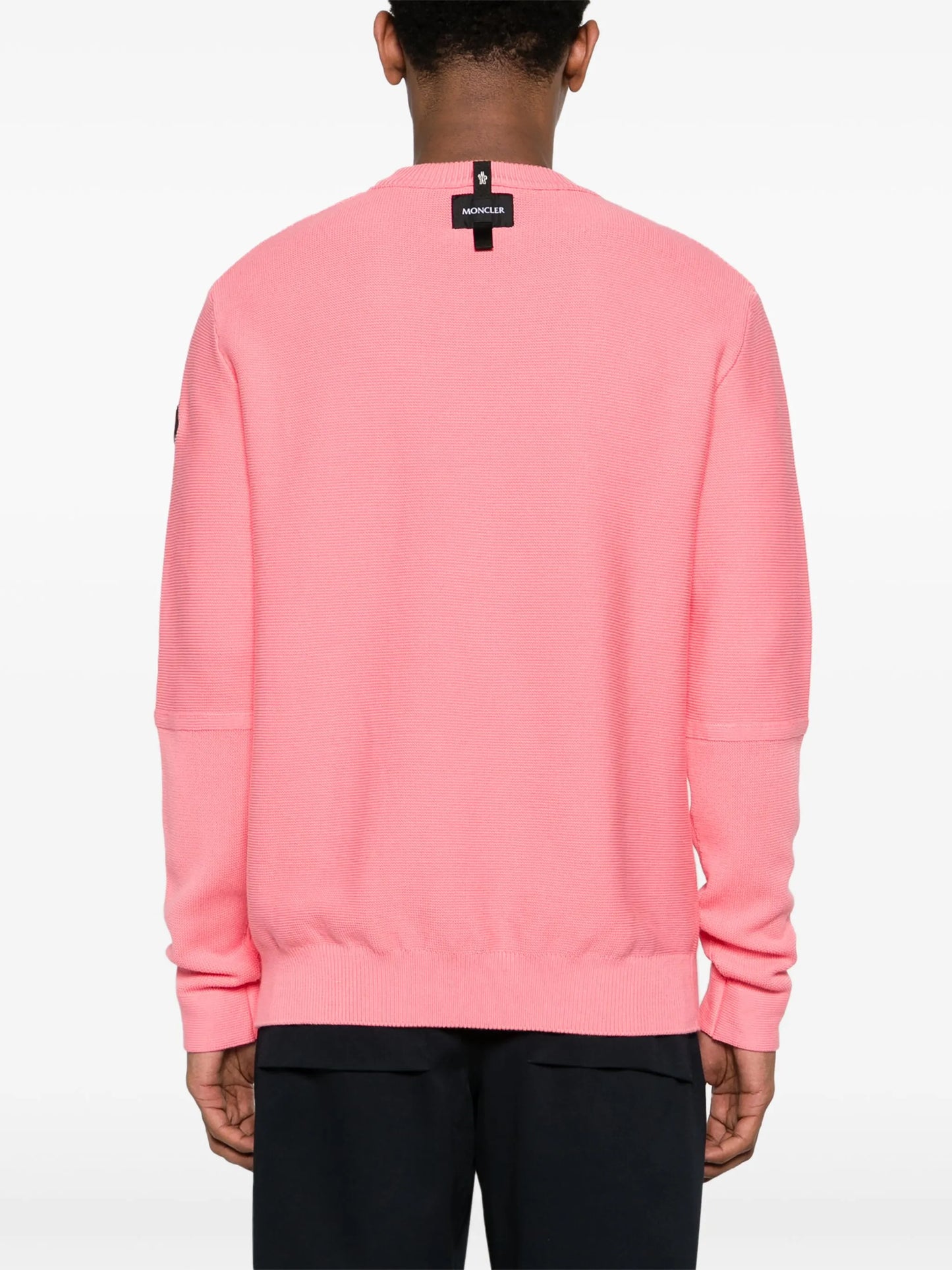 crew-neck cotton jumper