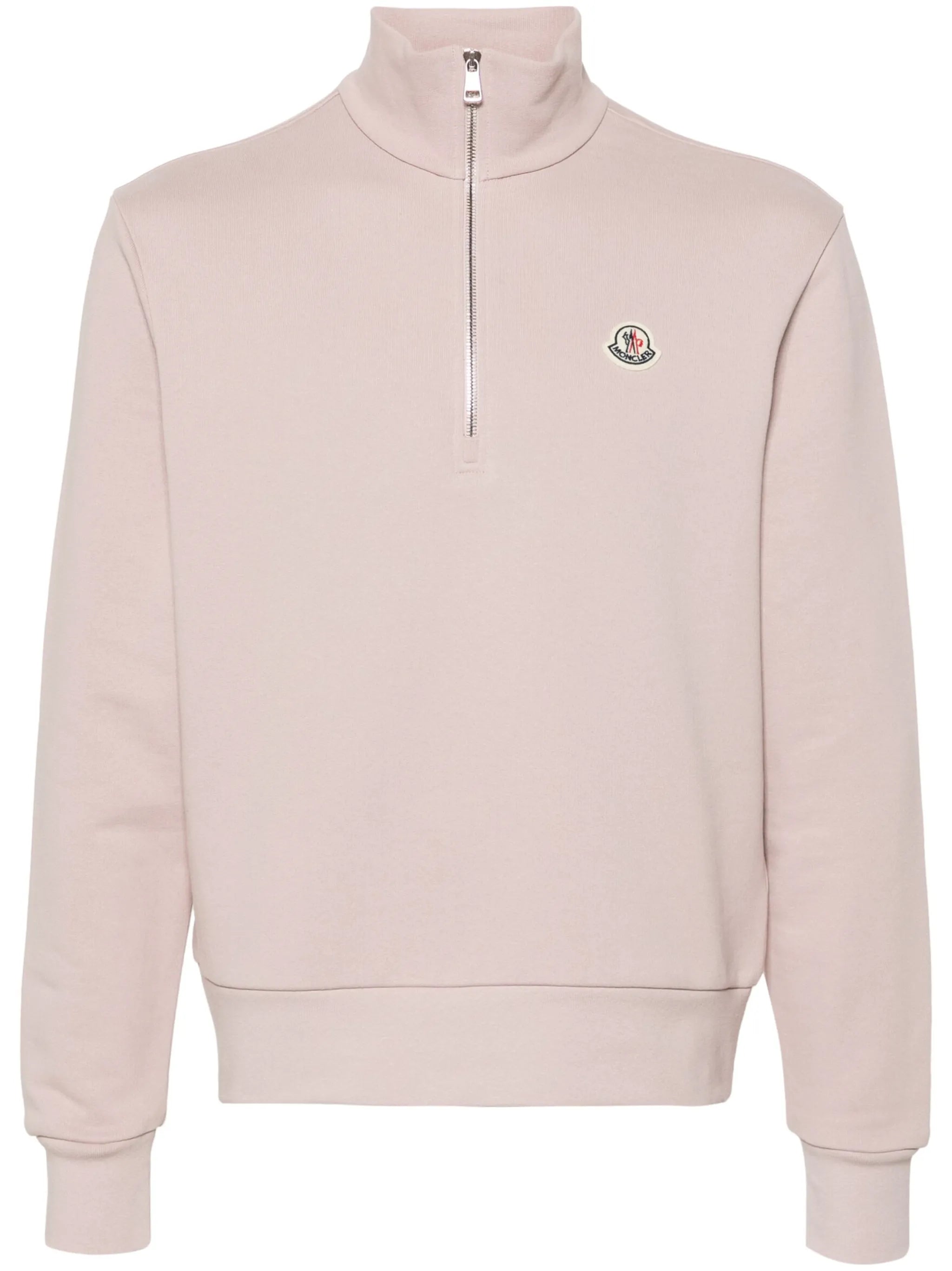 logo-patch cotton sweatshirt