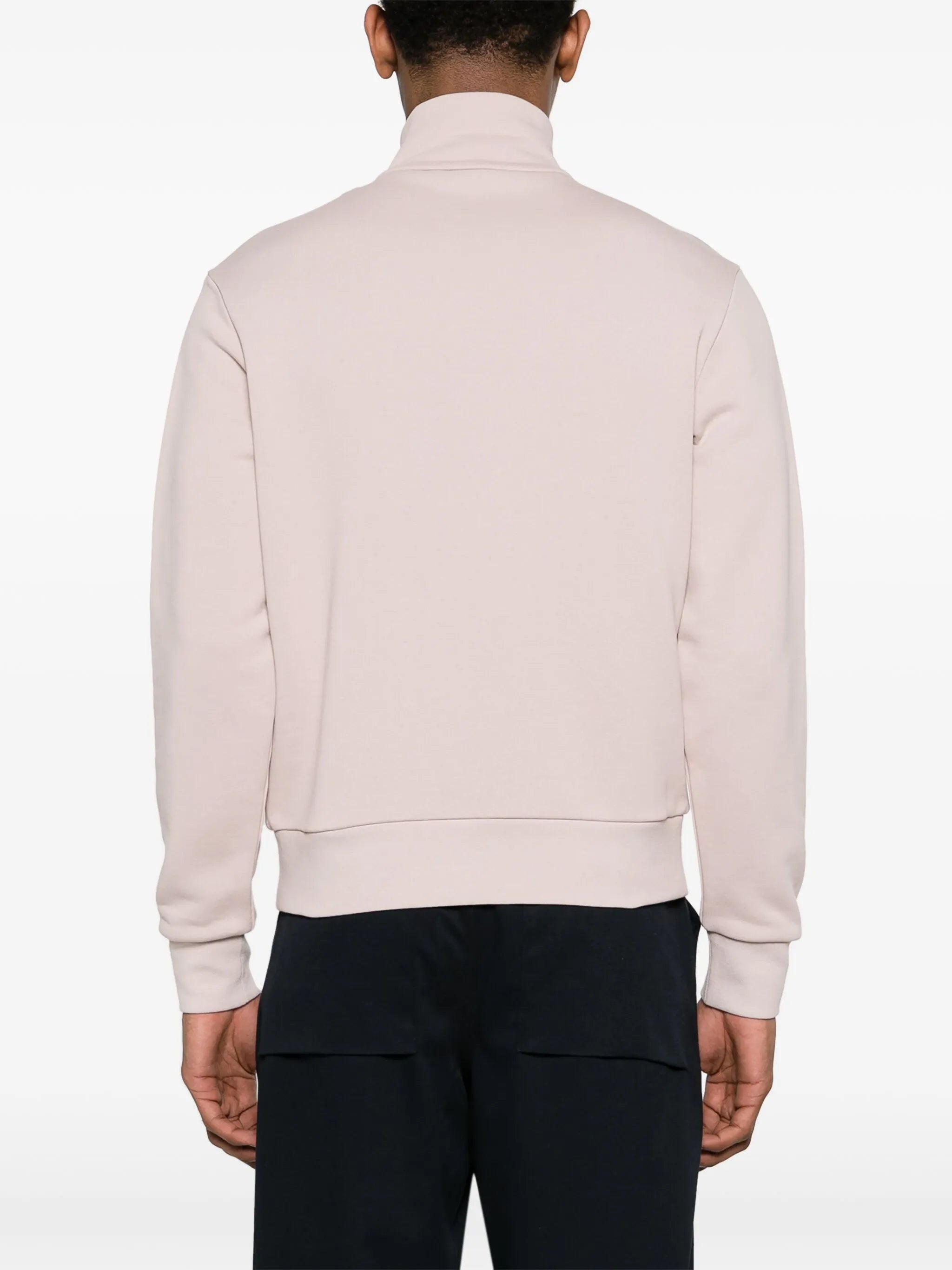 logo-patch cotton sweatshirt