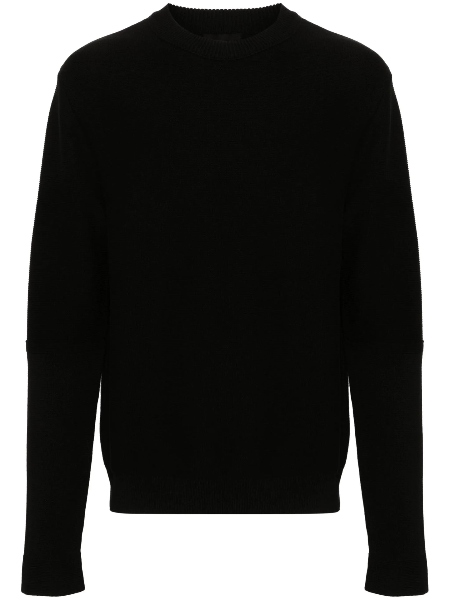 logo-patch cotton jumper