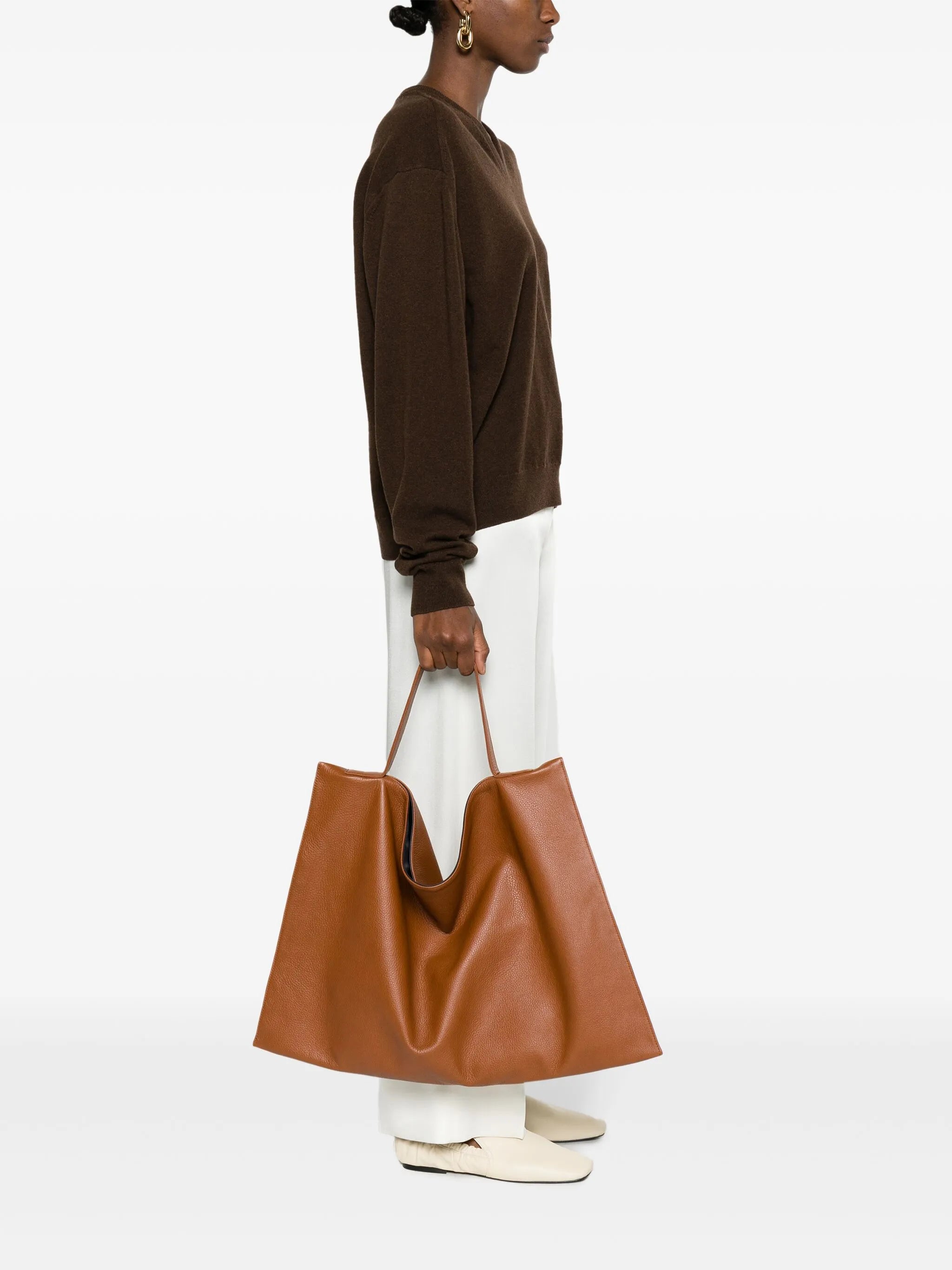 large Nathan leather tote bag