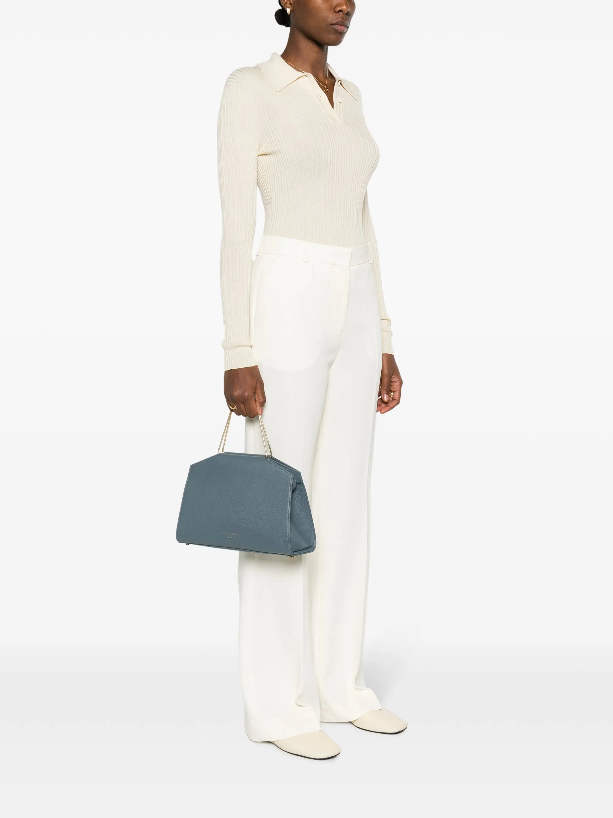Suez 1 leather tote bag