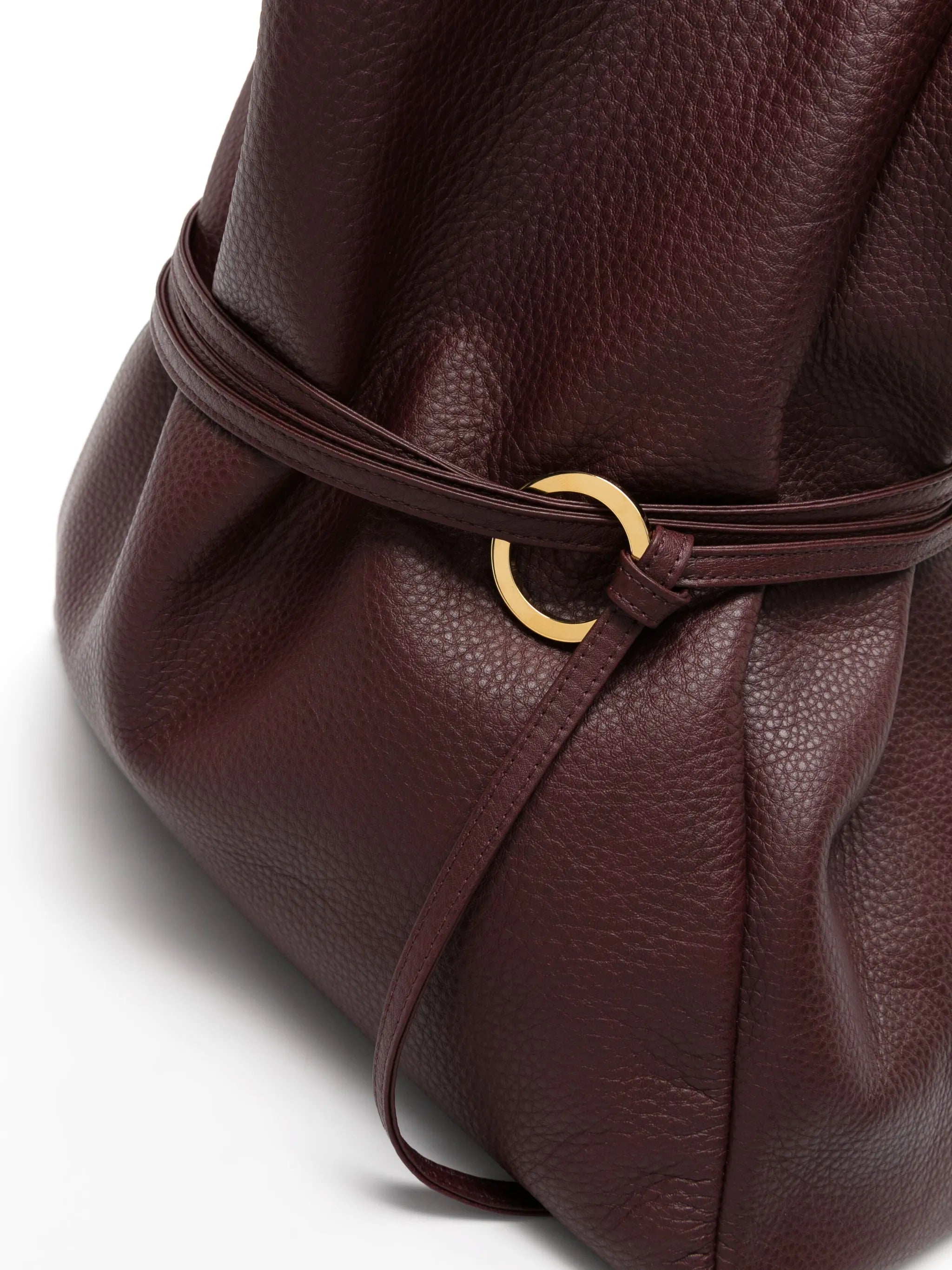 Anis leather tote bag