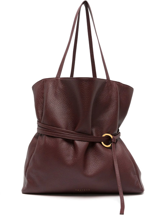 Anis leather tote bag