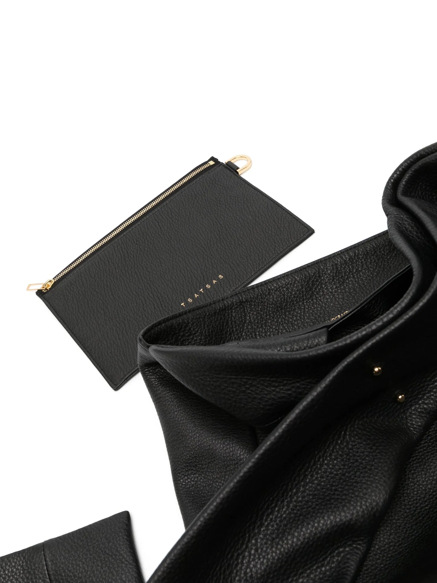 Shift leather tote bag