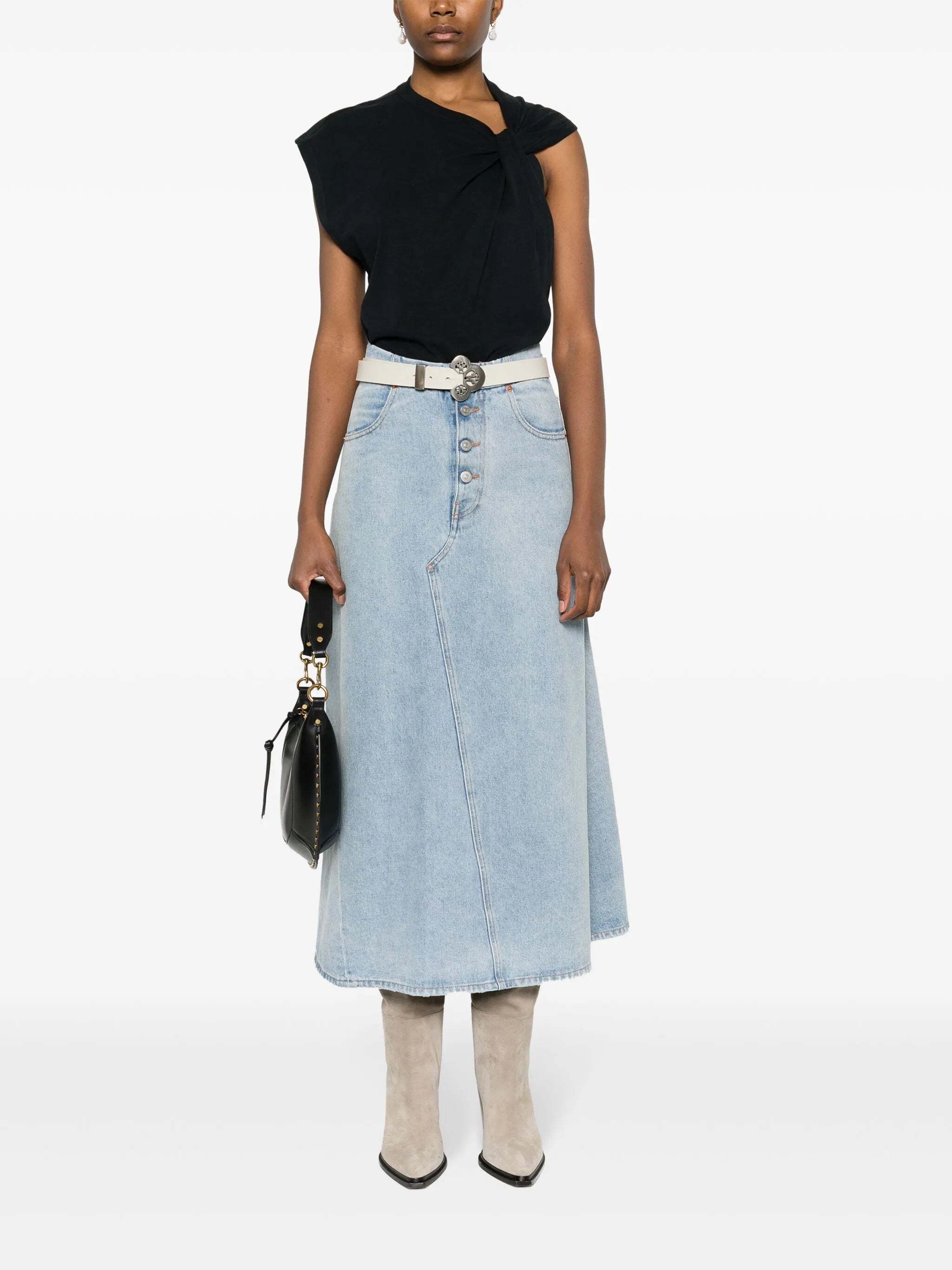 Nayda asymmetric T-shirt