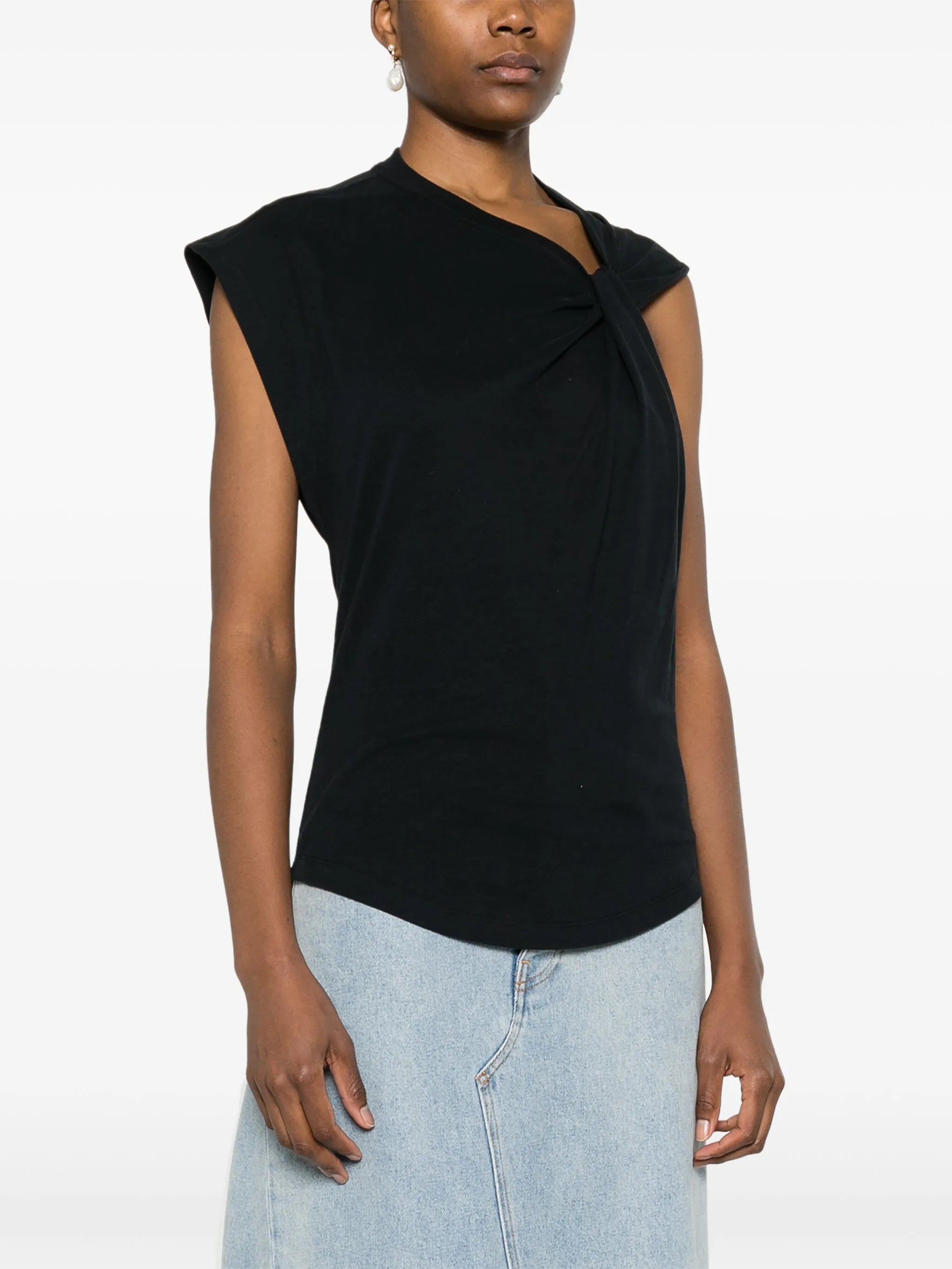 Nayda asymmetric T-shirt