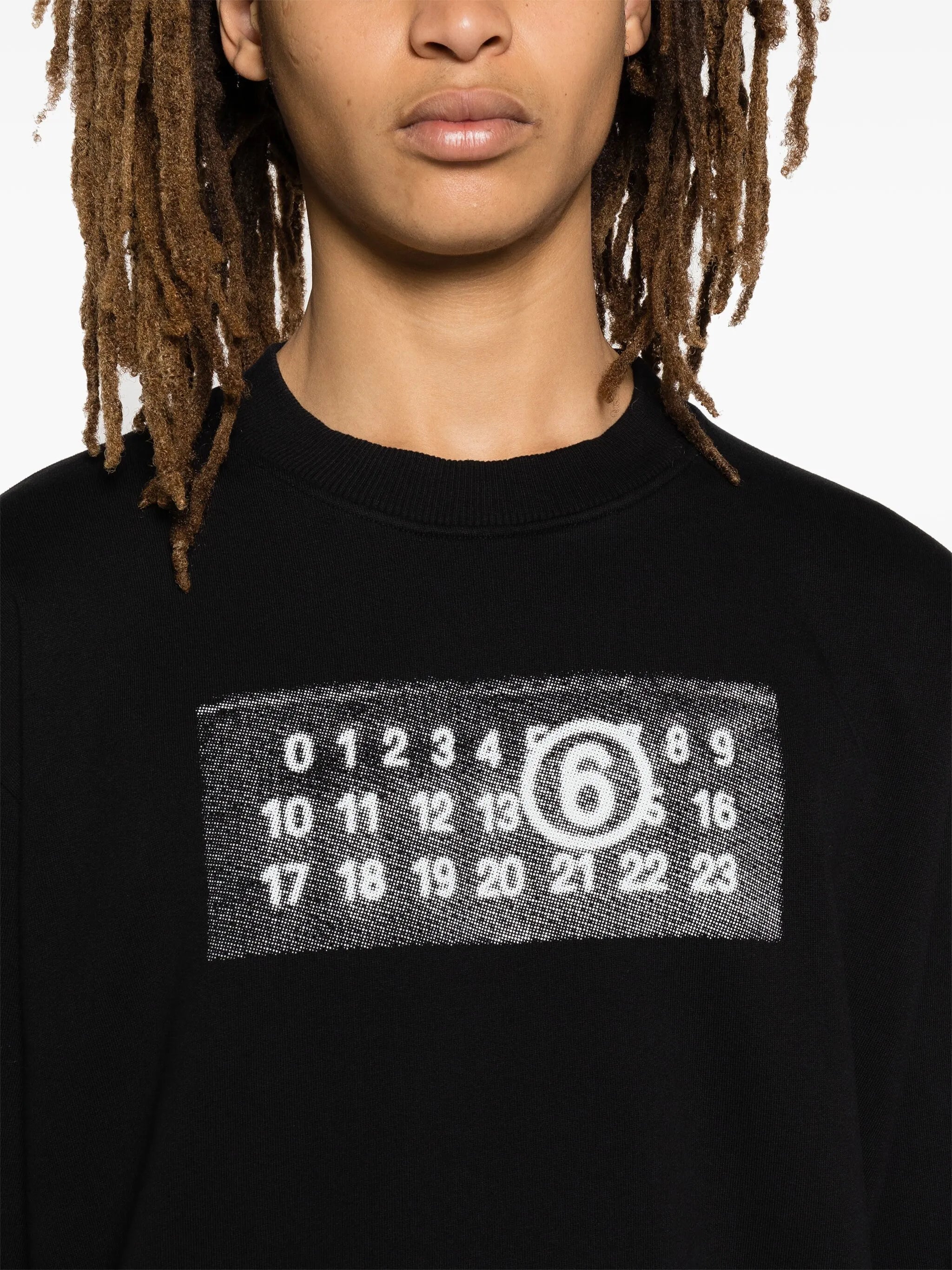 logo-print cotton sweatshirt