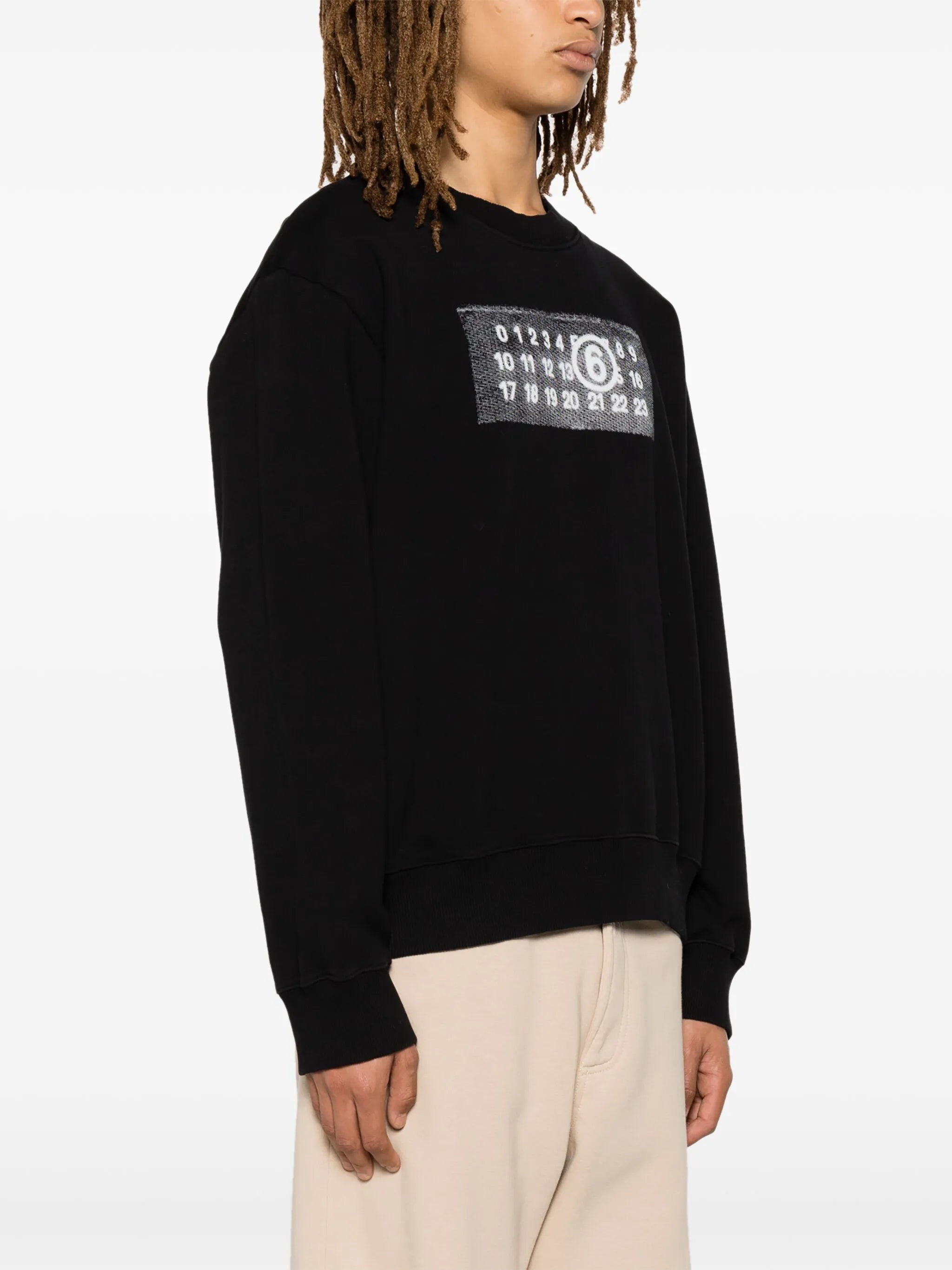 logo-print cotton sweatshirt