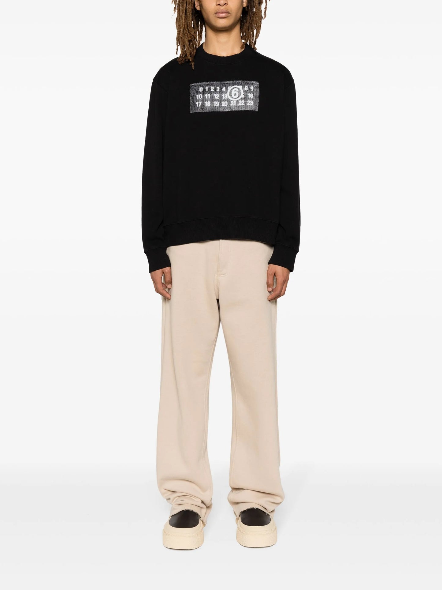 logo-print cotton sweatshirt