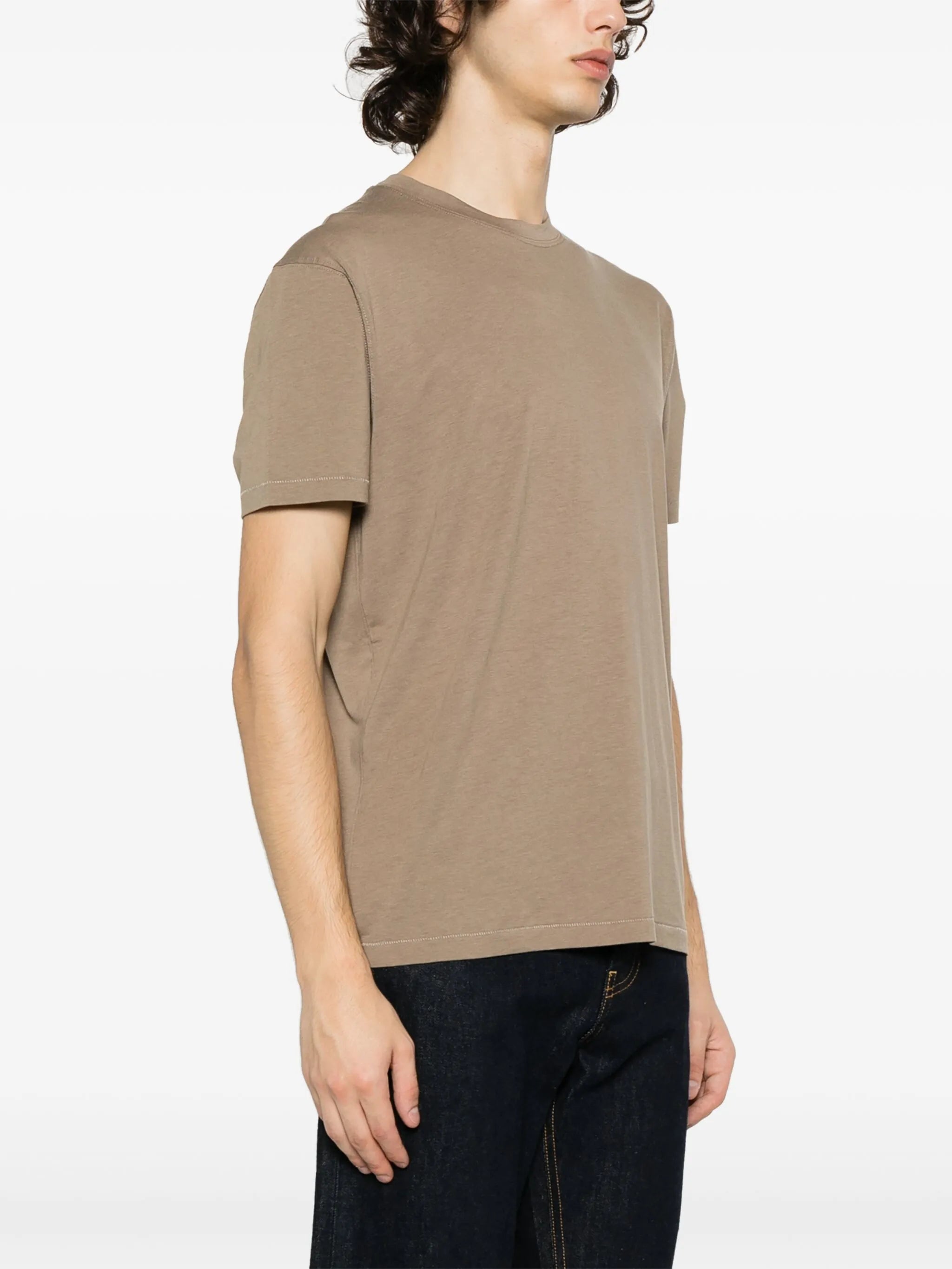 heathered jersey T-shirt