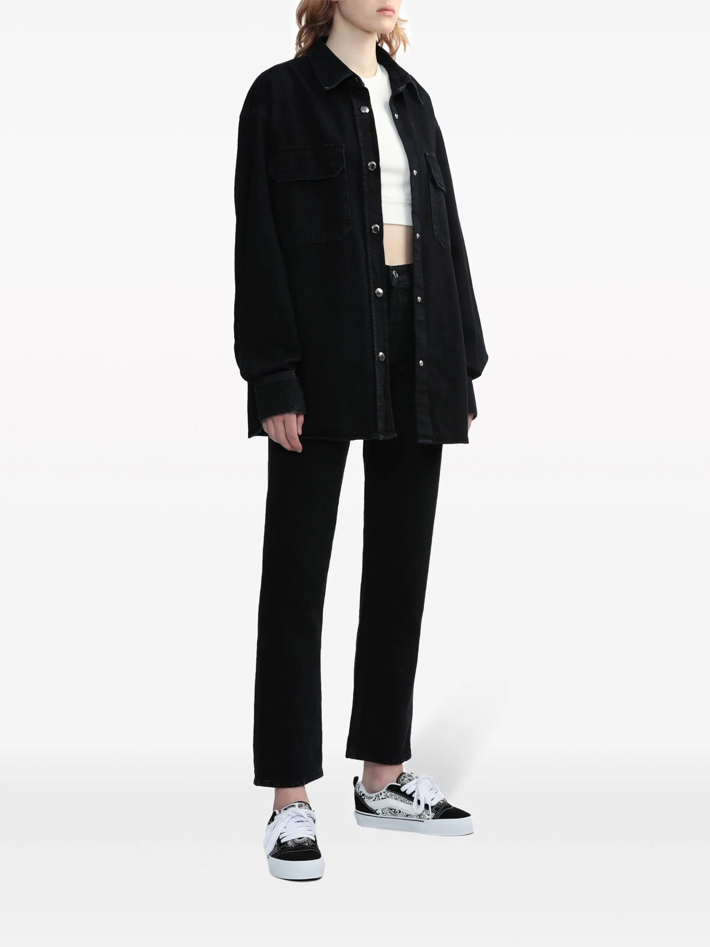 long-sleeve cotton shirt