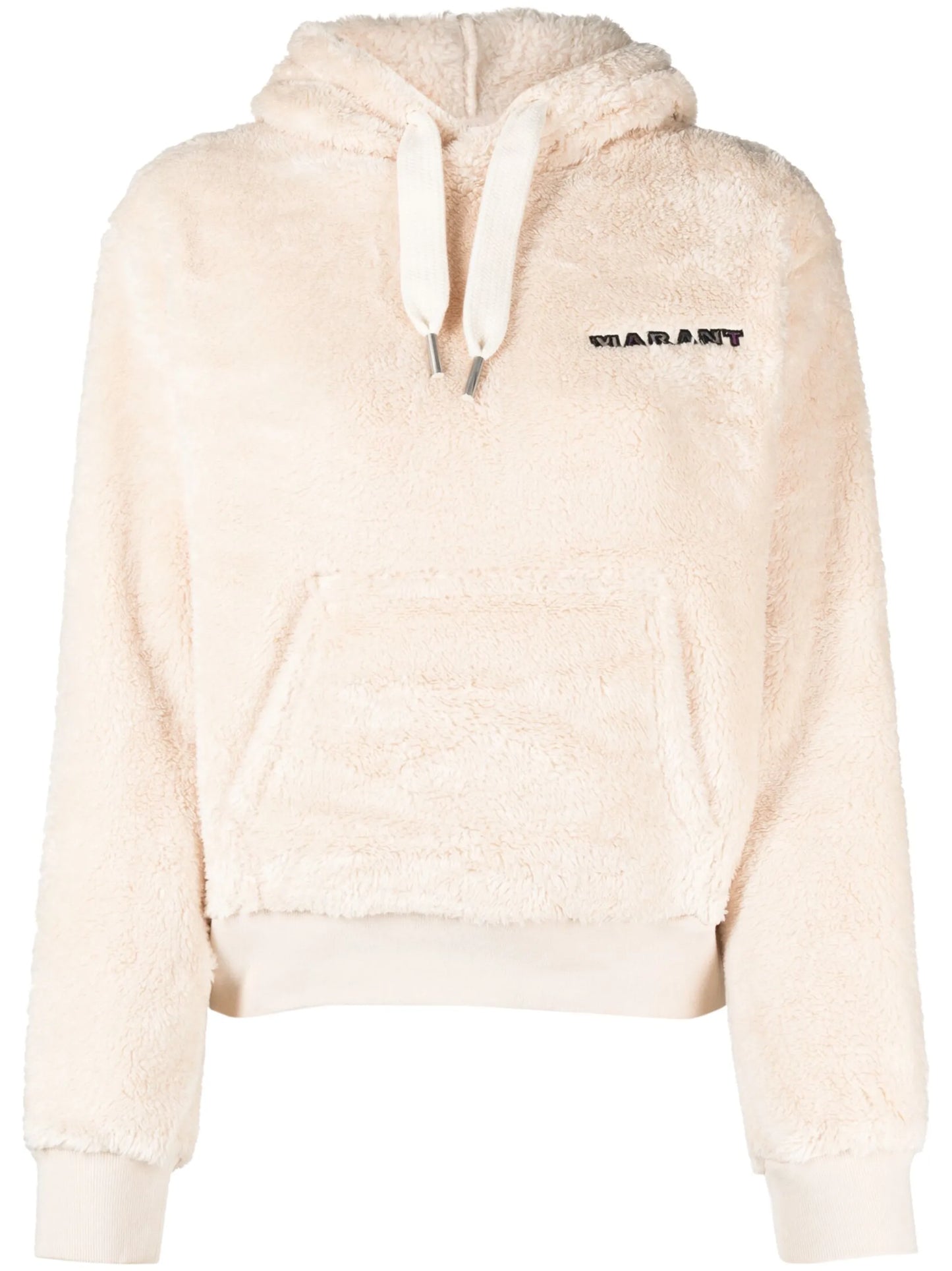 Maeva logo-embroidered fleece hoodie