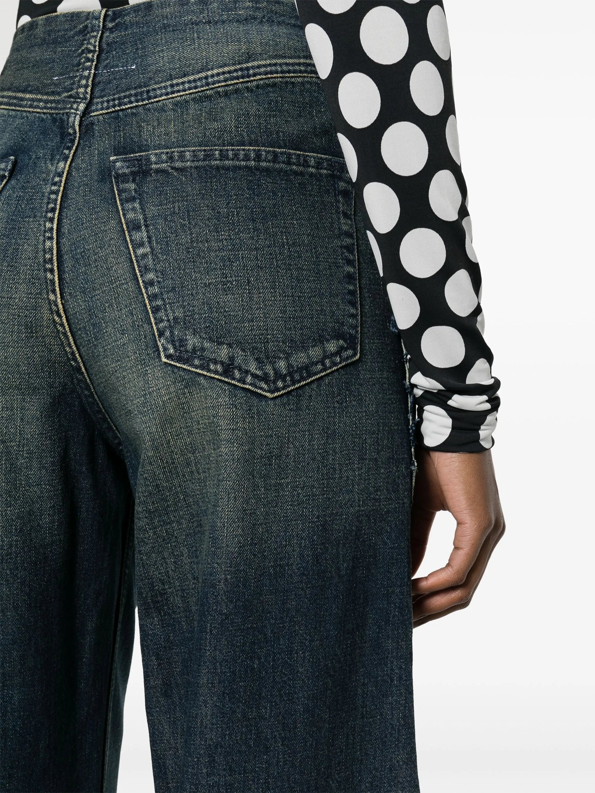 wide-leg jeans