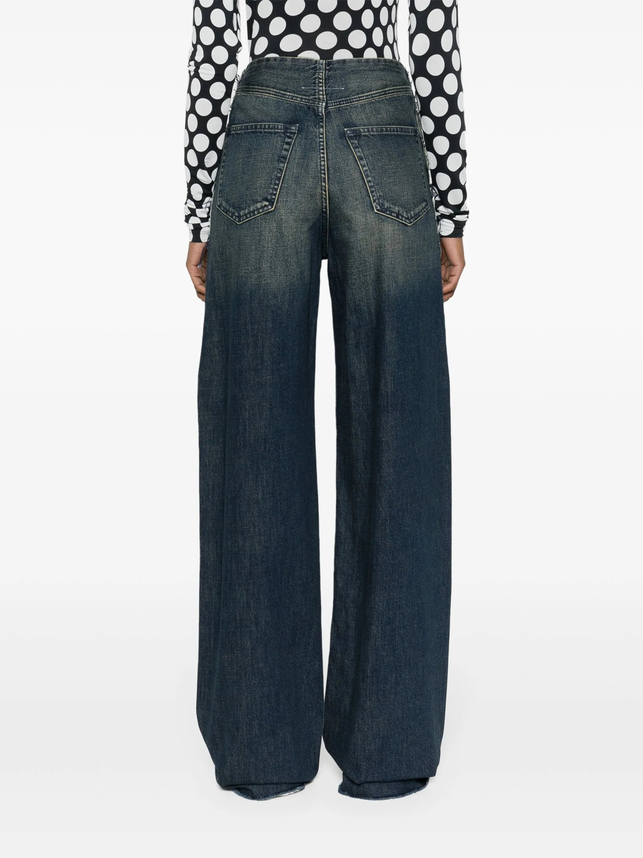 wide-leg jeans