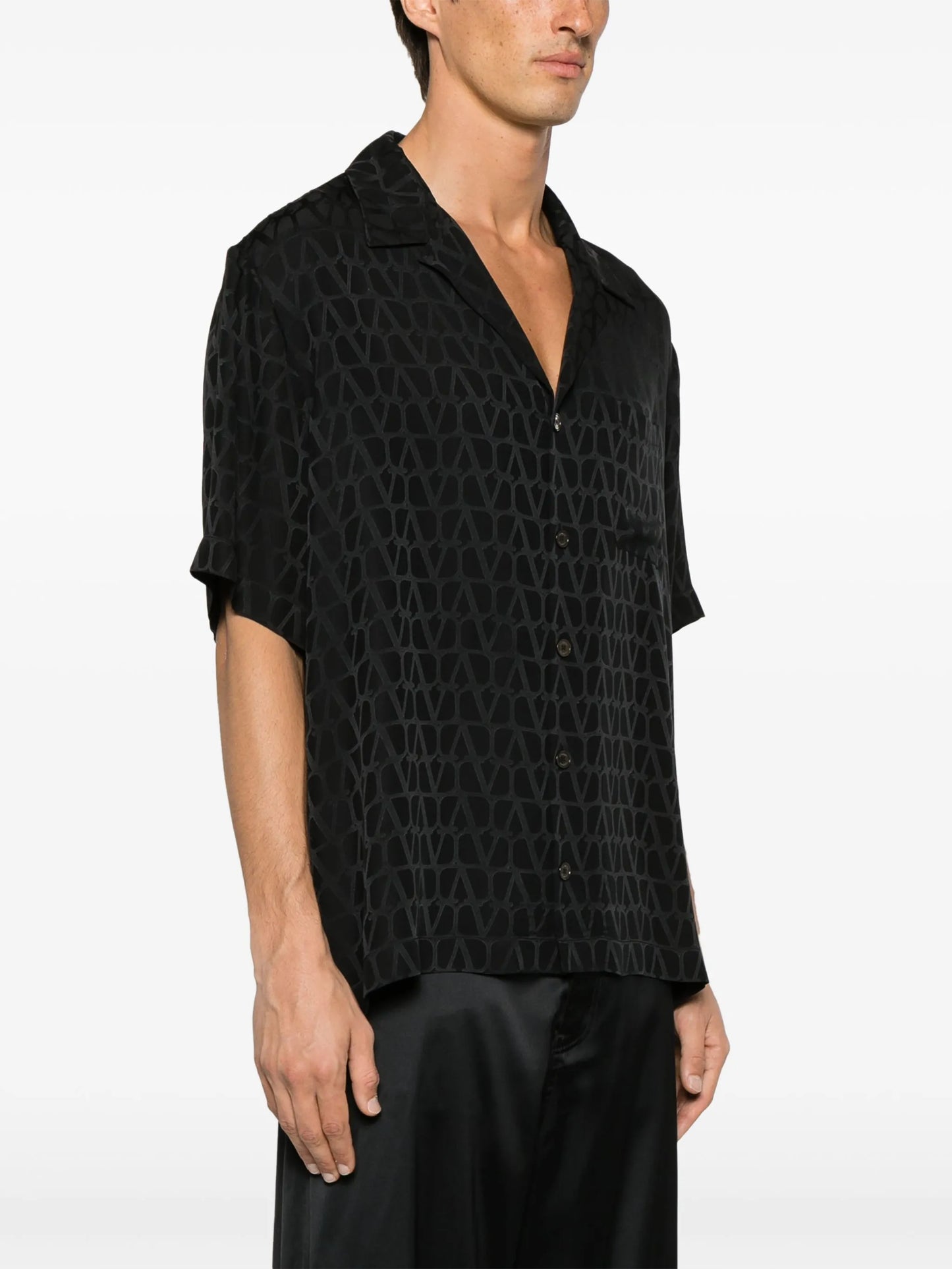 Toile Iconographe-print bowling shirt