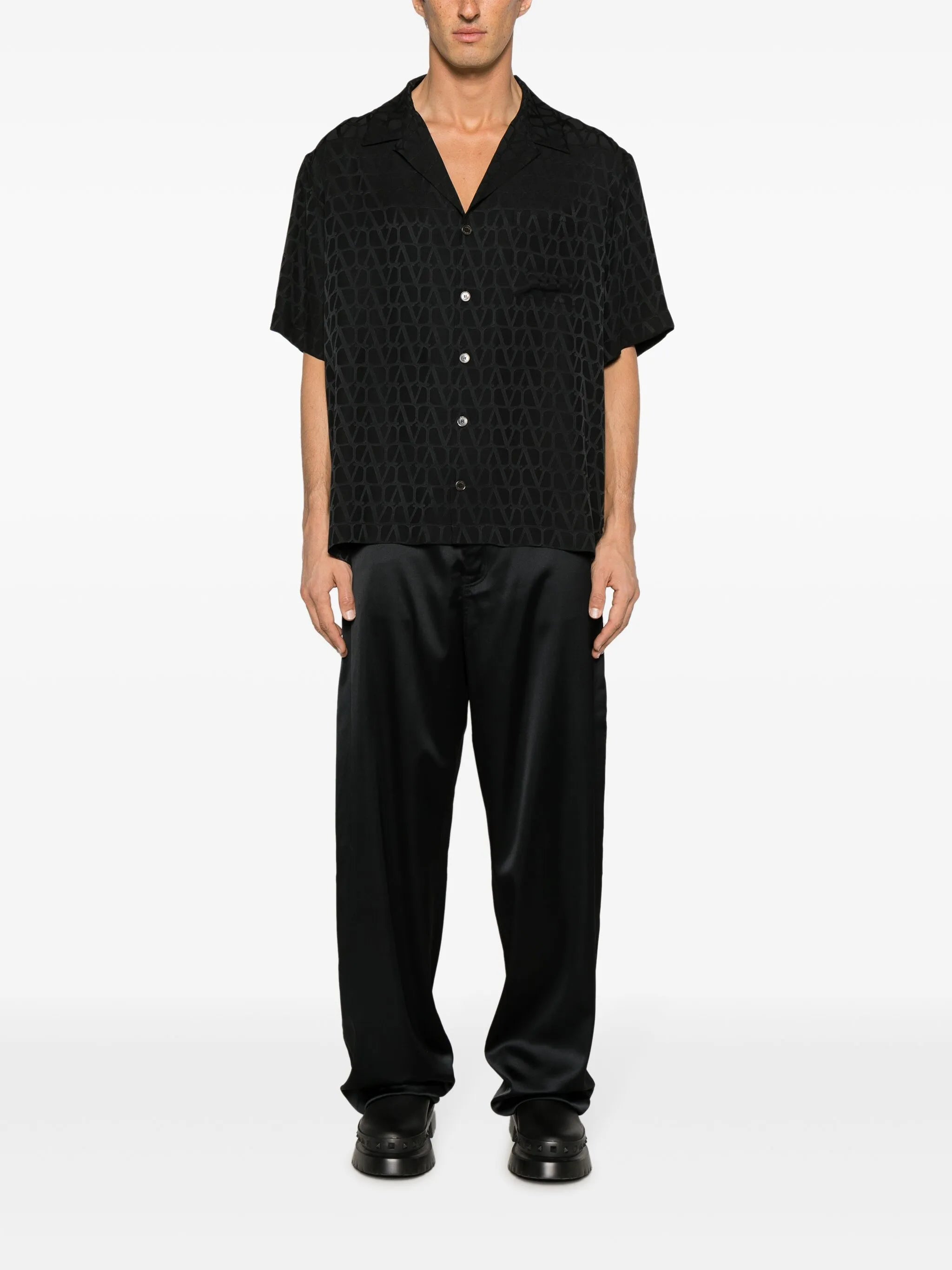 Toile Iconographe-print bowling shirt
